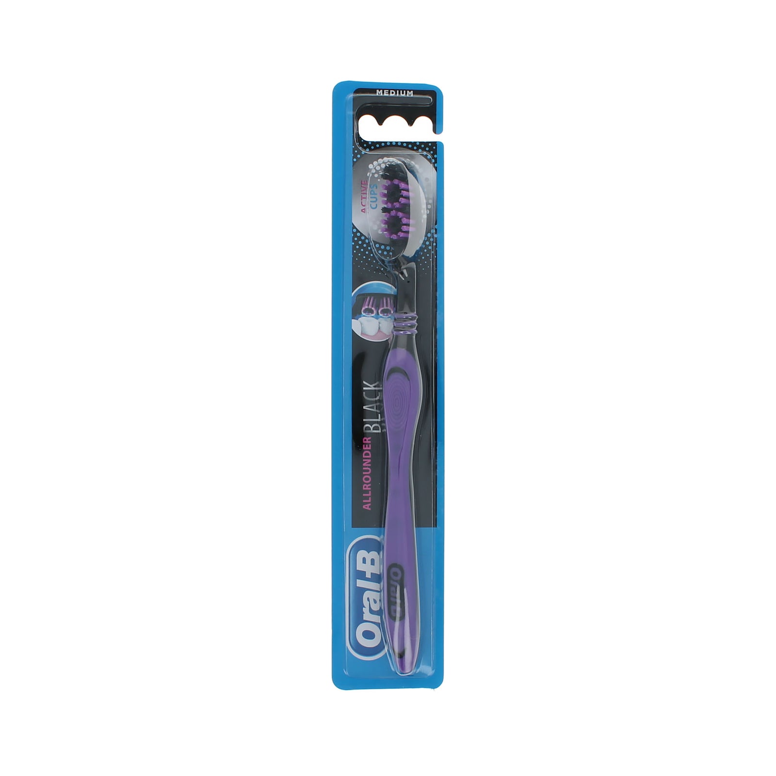 Oral-B Allrounder Black Zahnbürste - Medium Purple