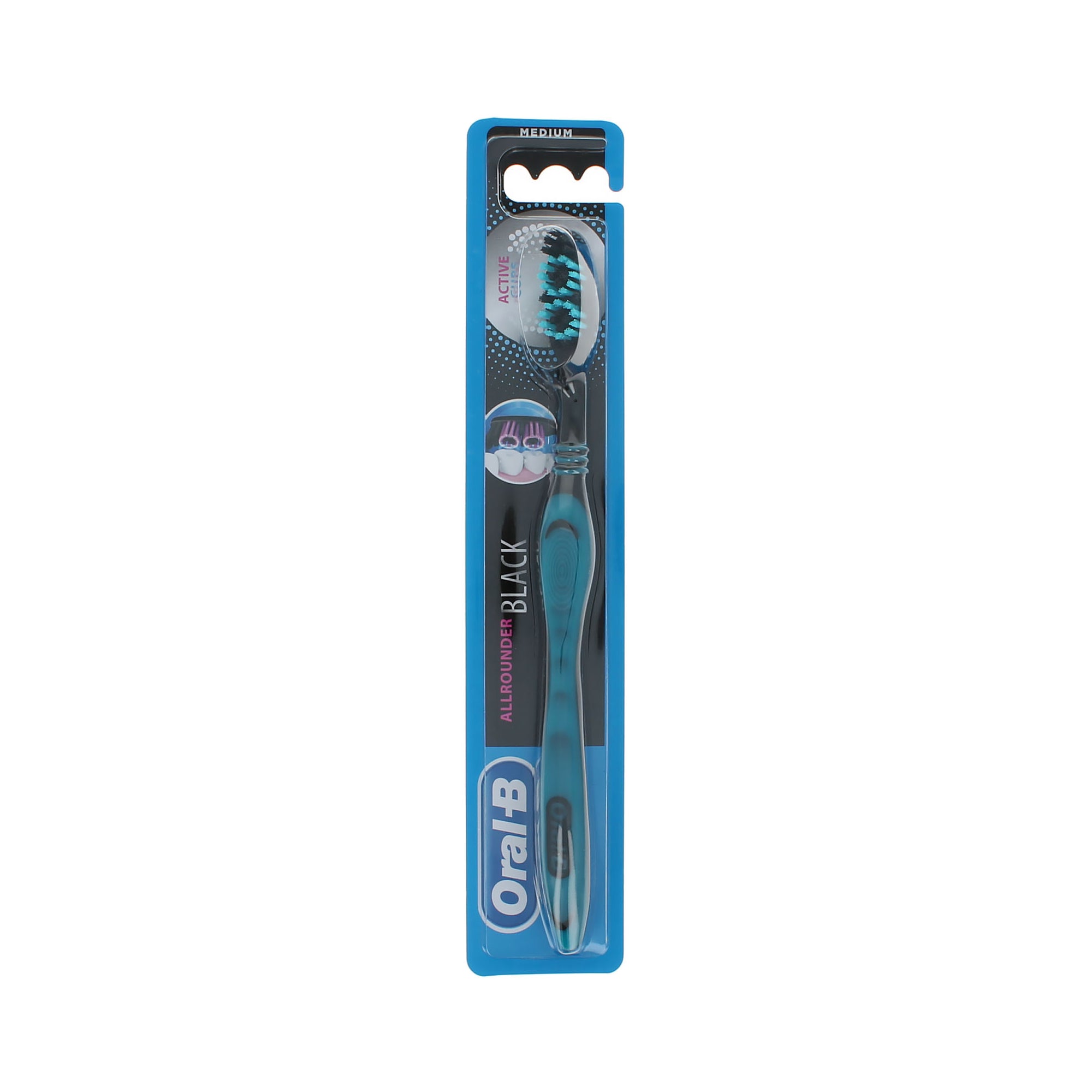 Oral-B Allrounder Black Zahnbürste - Medium Green