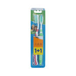 Oral-B 1.2.3 Natural Fresh Duo Pack Tandenborstel - 40 Medium Pink-Green