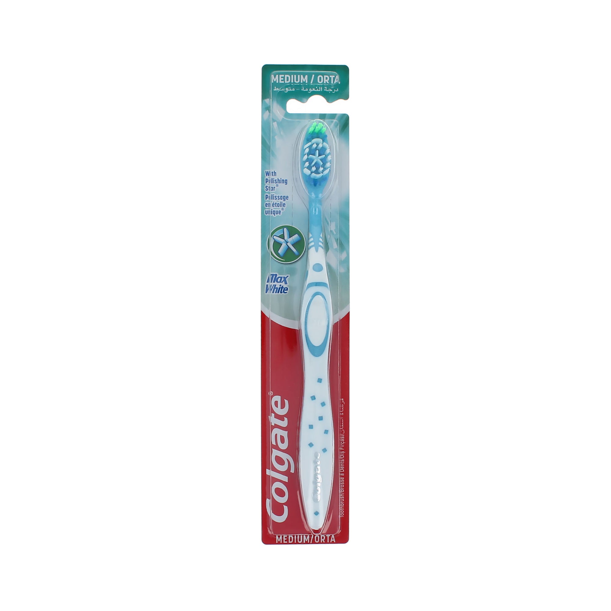 Colgate Max White Zahnbürste – Mittelblau