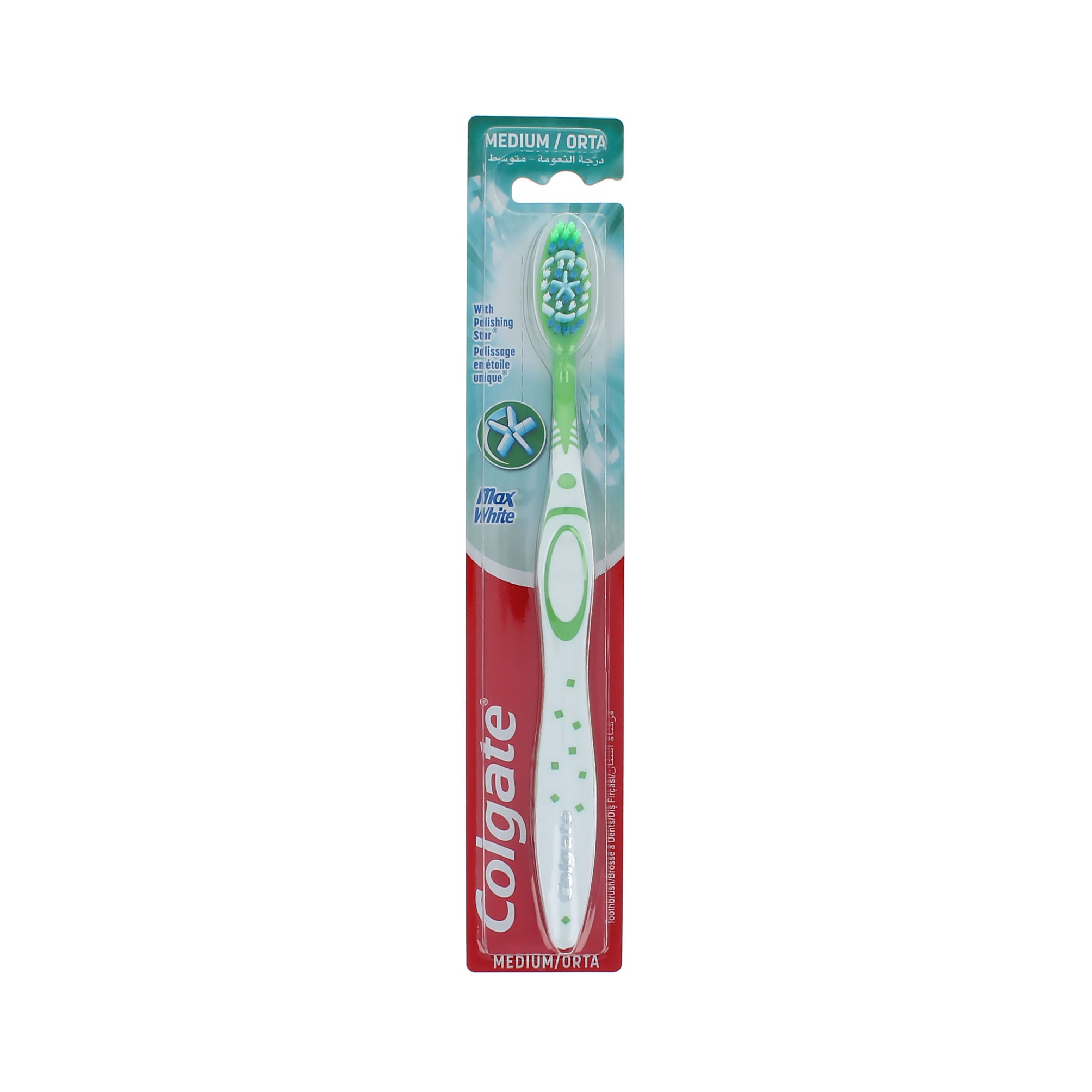 Colgate Max White Tandenborstel - Medium Green
