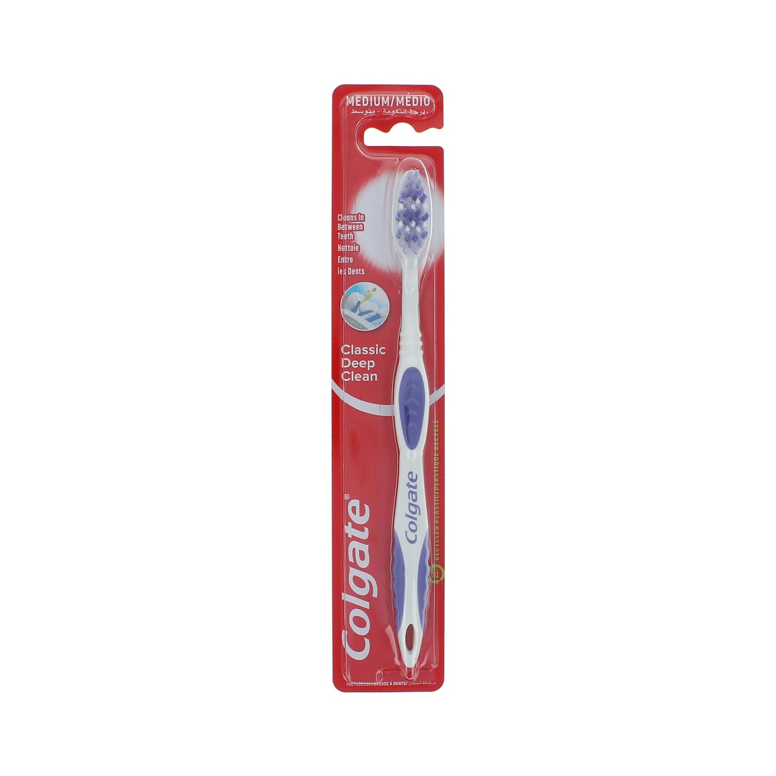 Colgate Classic Deep Clean Tandenborstel - Medium Purple