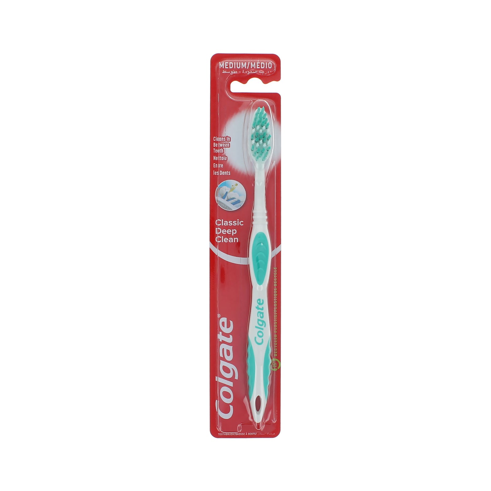 Colgate Classic Deep Clean Tandenborstel - Medium Green