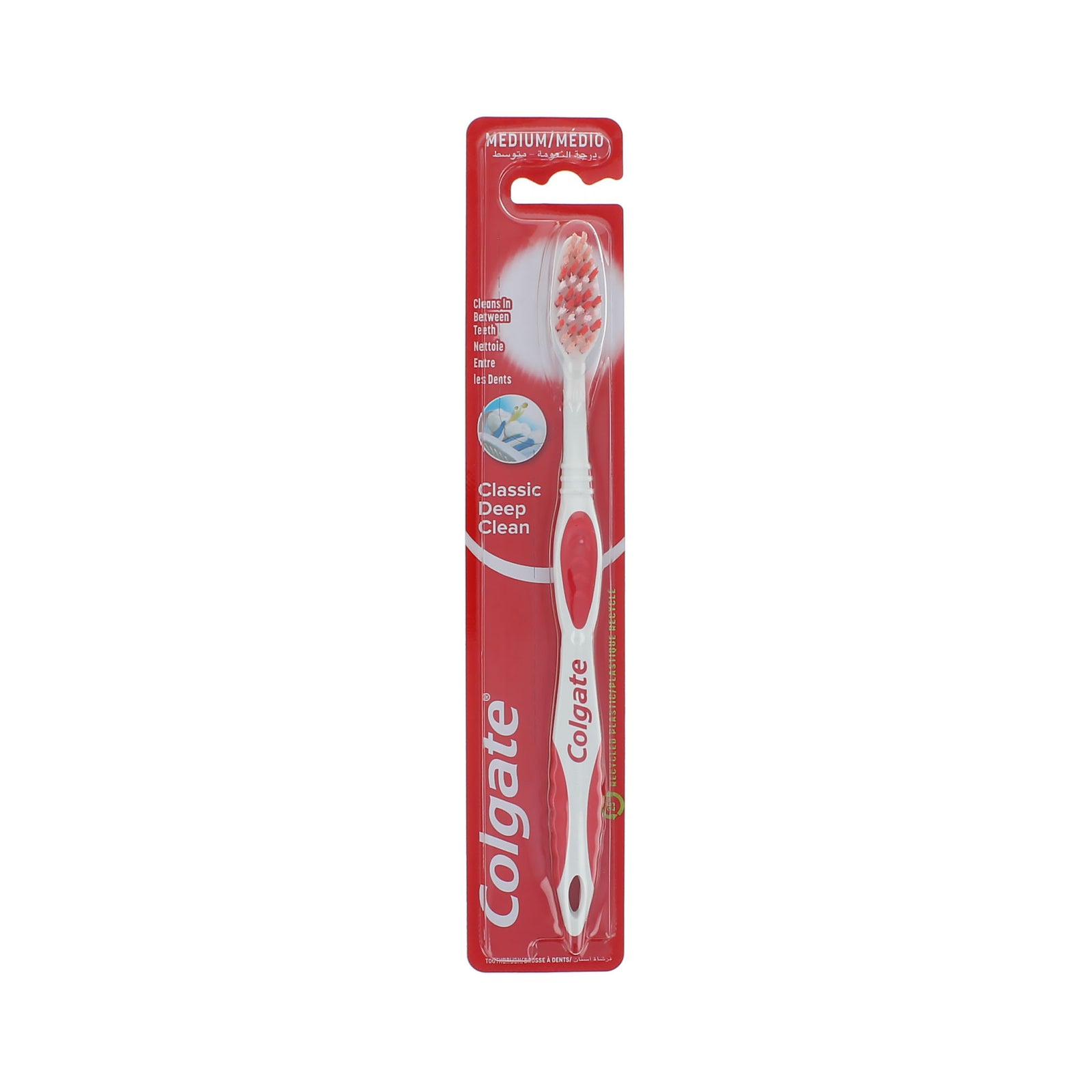 Colgate Classic Deep Clean Tandenborstel - Medium Red