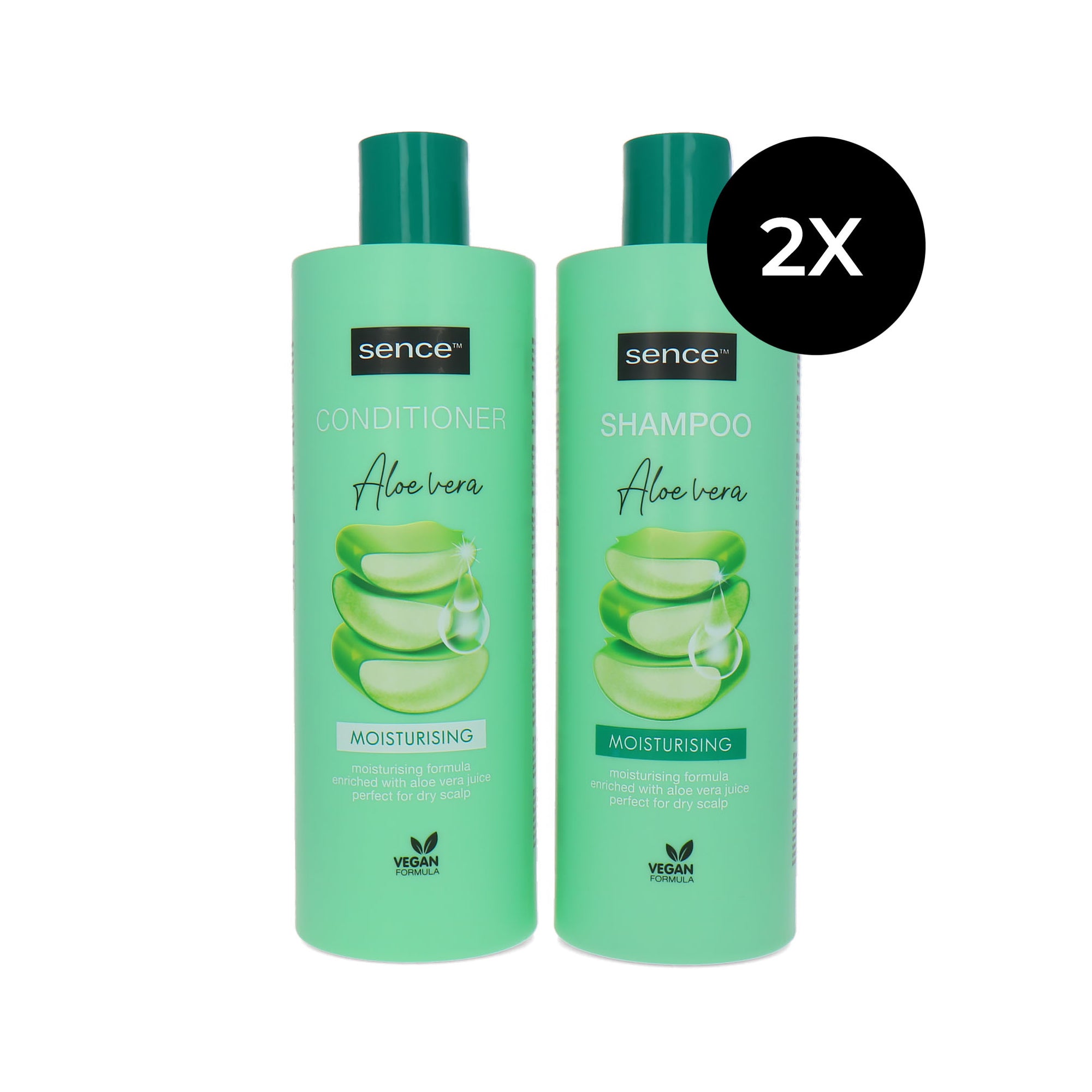 Sence Moisturising Shampoo & Conditioner Aloe Vera - 2 x 400 ml