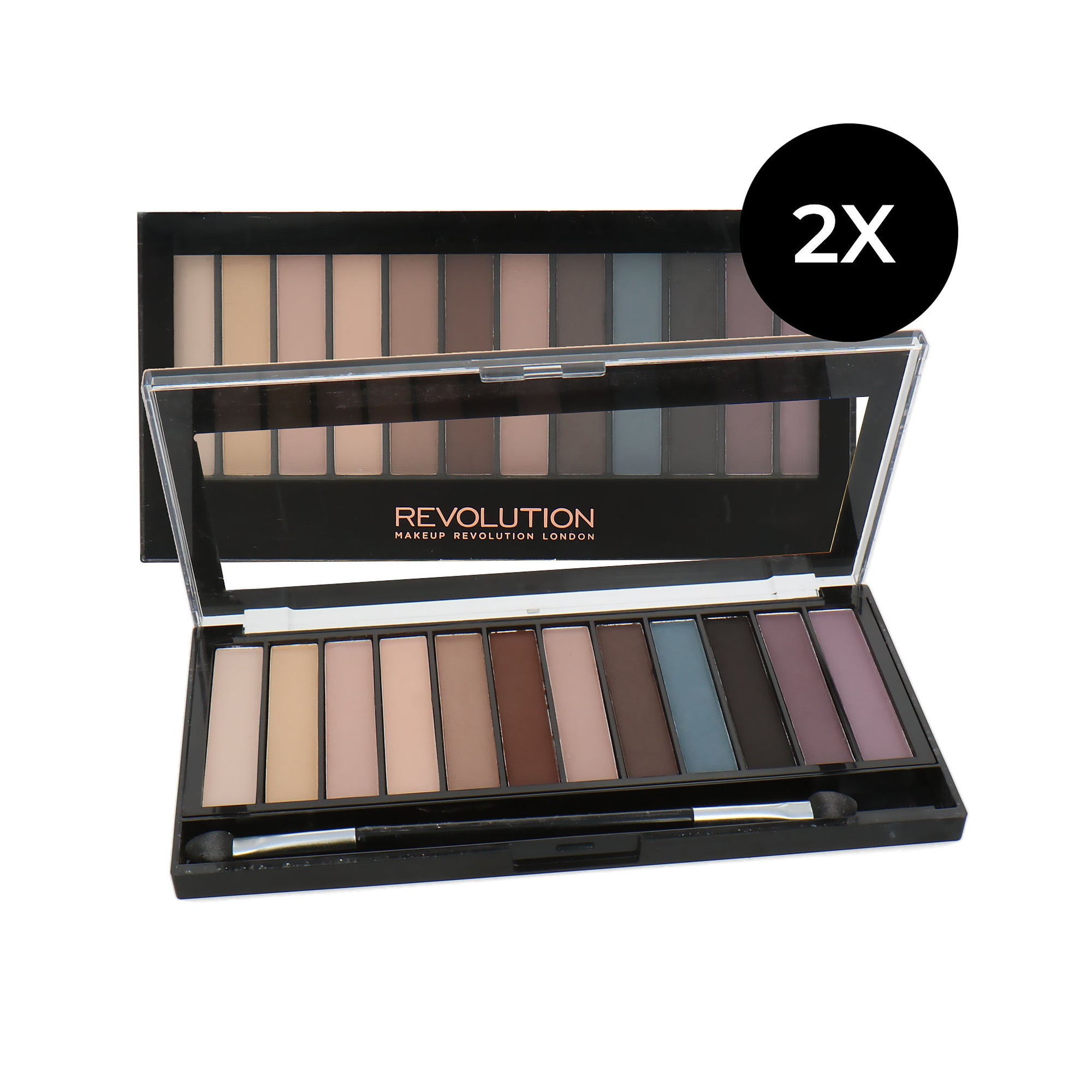 Makeup Revolution Set of 2 Redemption Oogschaduw Palette - Essential Mattes (licht beschadigd doosje)