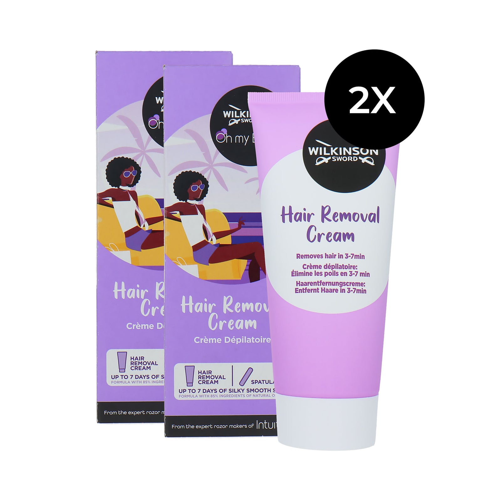 Wilkinson Sword Oh My Body! Hair Removal Cream - 2 x 200 ml