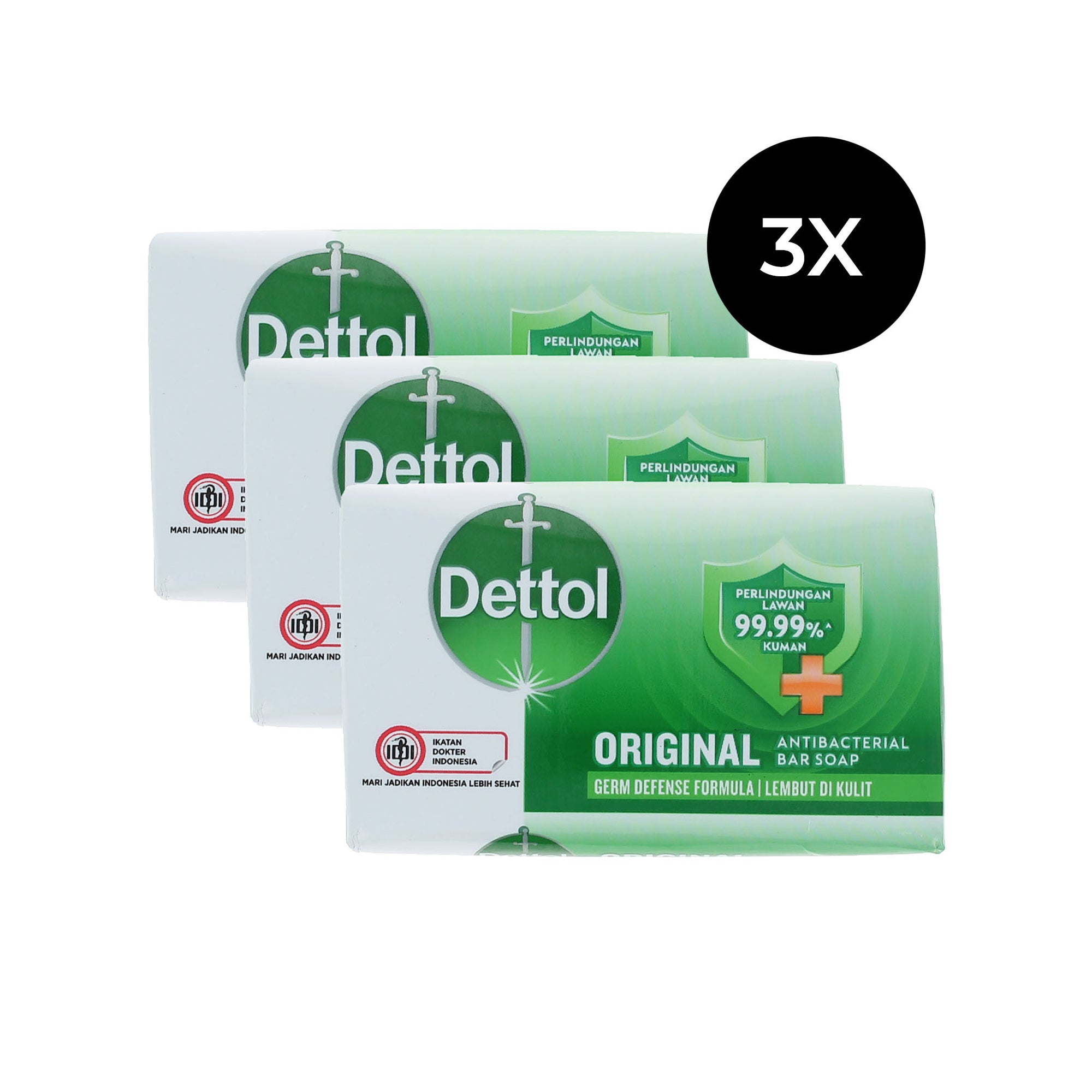Dettol Soap Bar Original - 3 x 60 gr