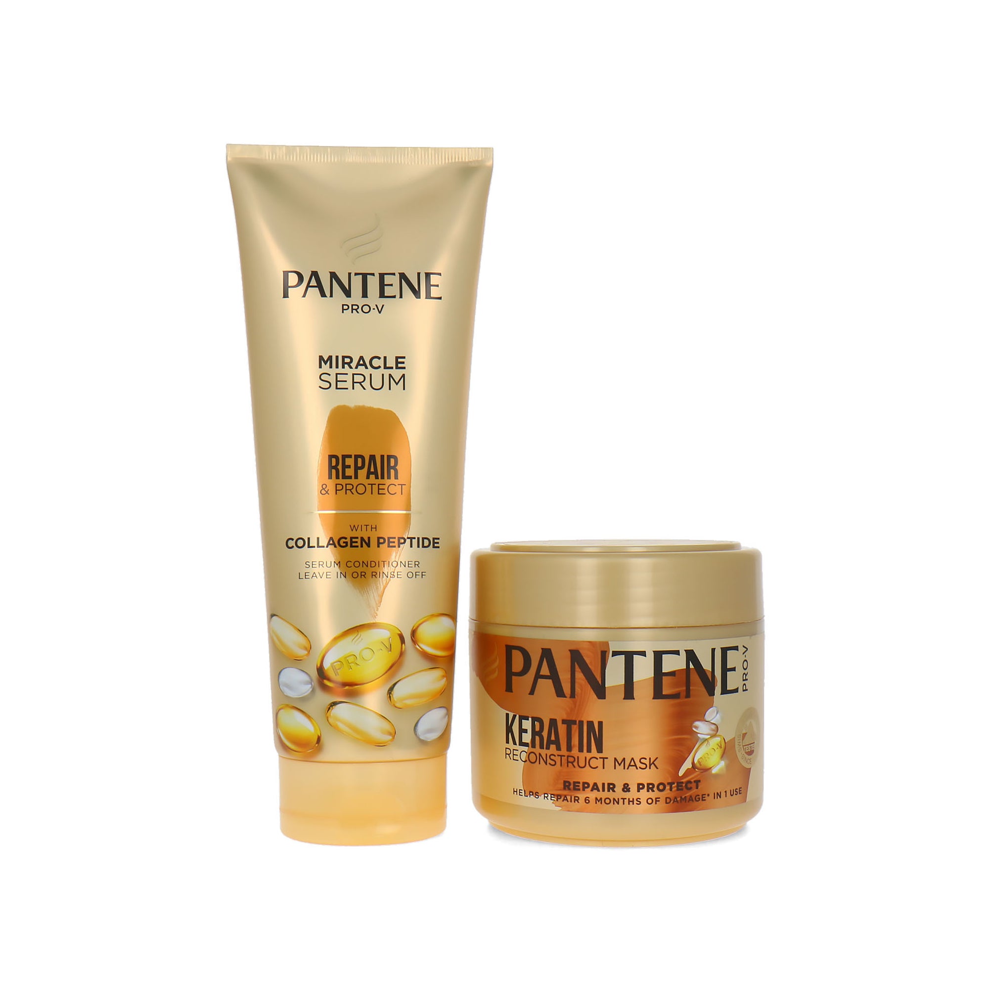 Pantene Pro-V Repair & Protect Miracle Serum + Reconstruct Mask - 520 ml