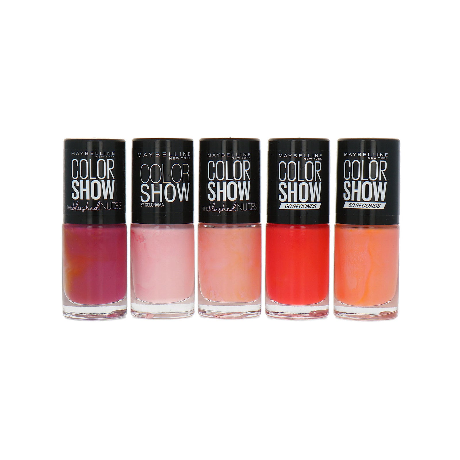 Maybelline Color Show Nailpolish Set 1C - 5 x 7 ml