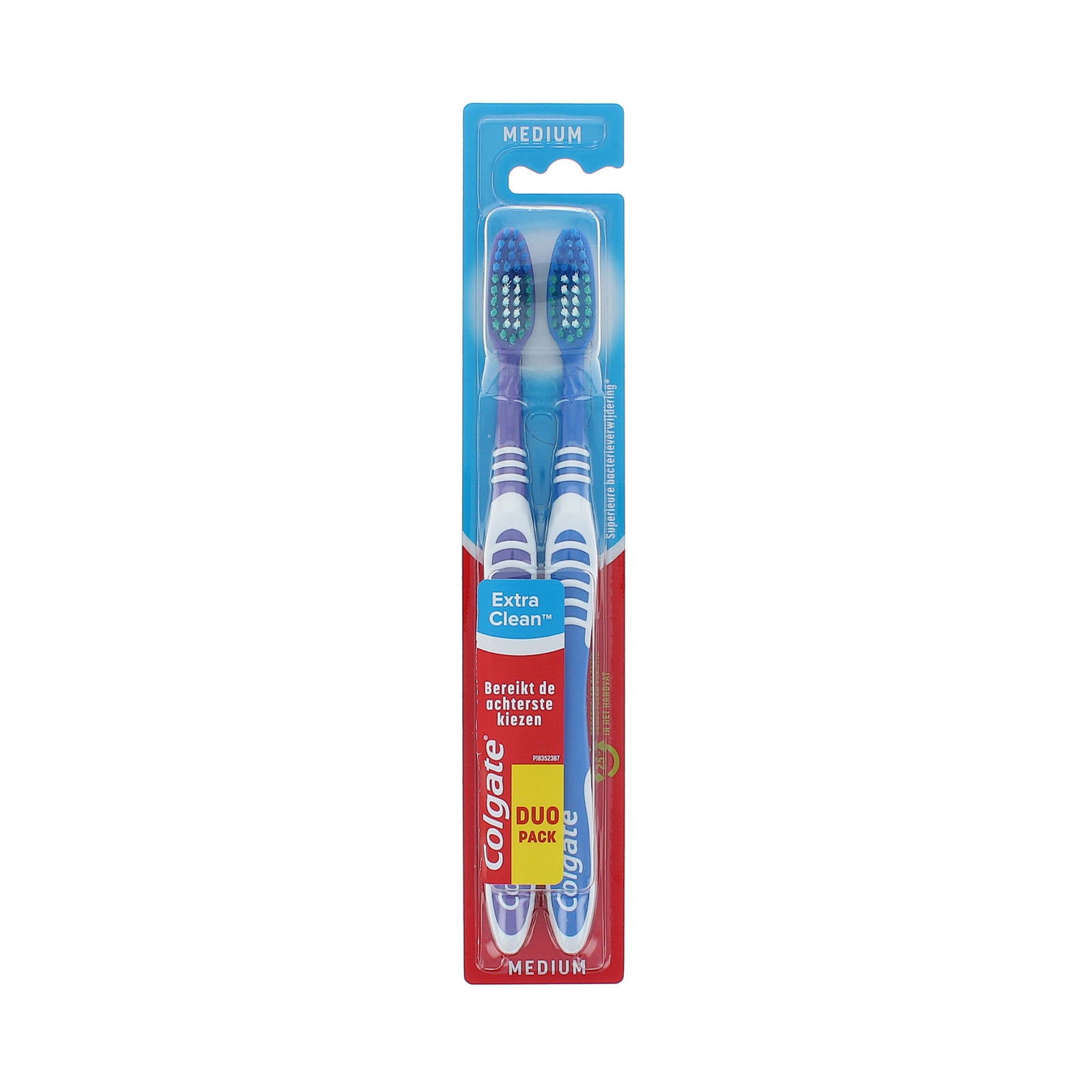Colgate Extra Clean Duo Pack Toothbrushes - Medium