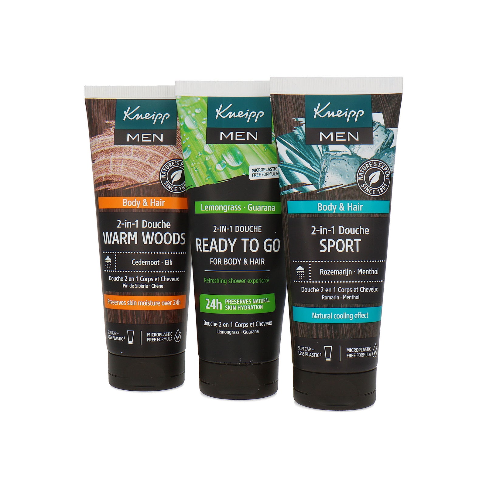Kneipp Men 2-in1 Shower Gel - 3 x 75 ml