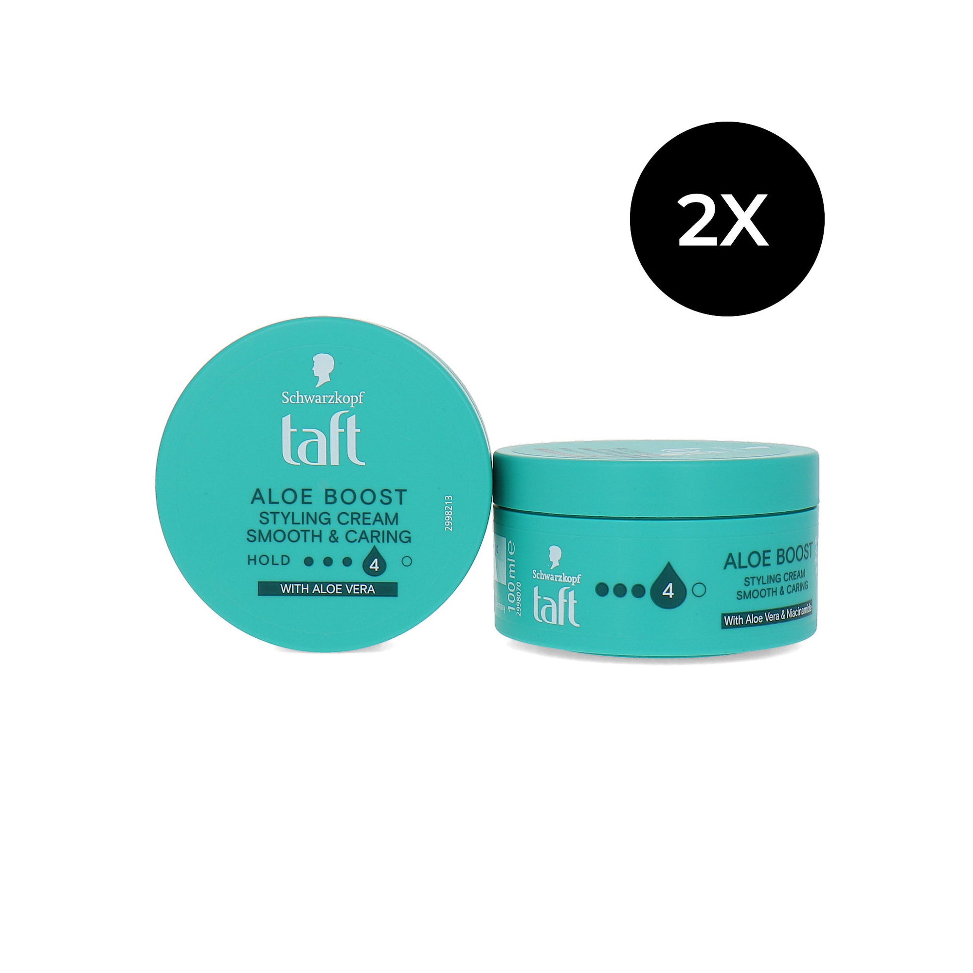 Schwarzkopf Taft Aloe Boost Styling Cream - 2 x 100 ml
