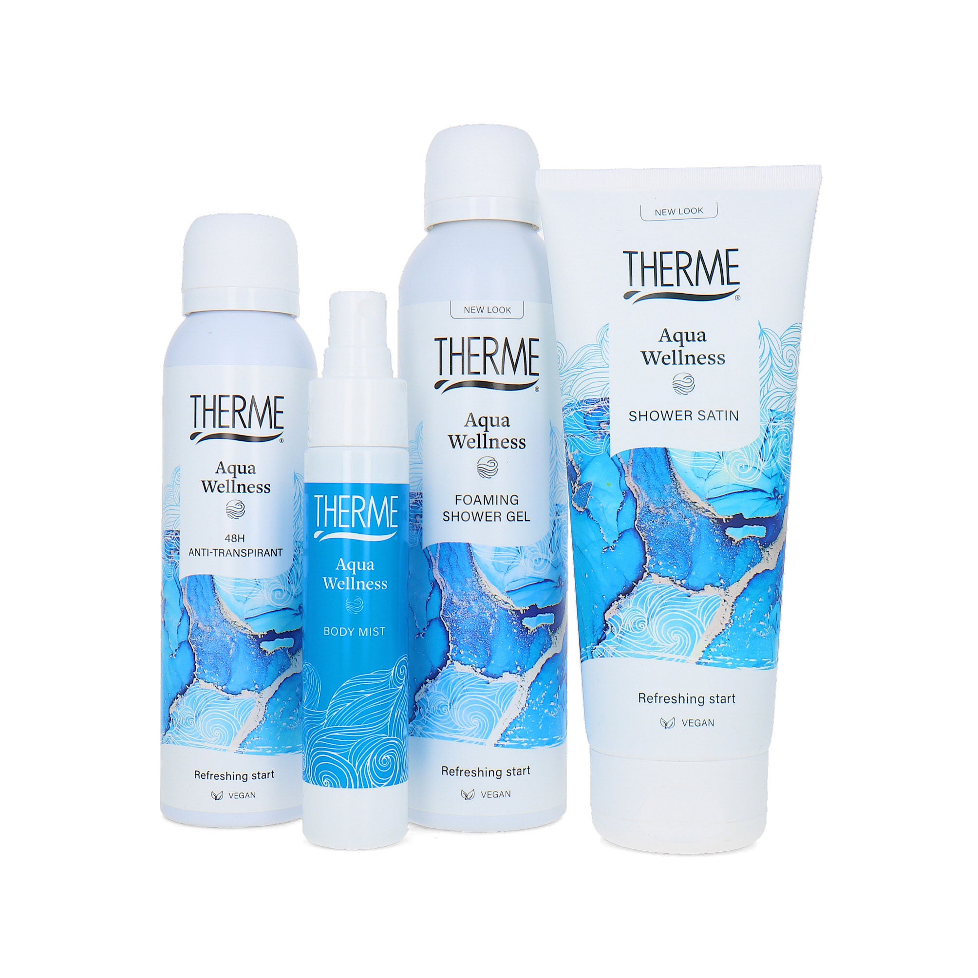 Therme Aqua Wellness 4 Pieces Set - 610 ml