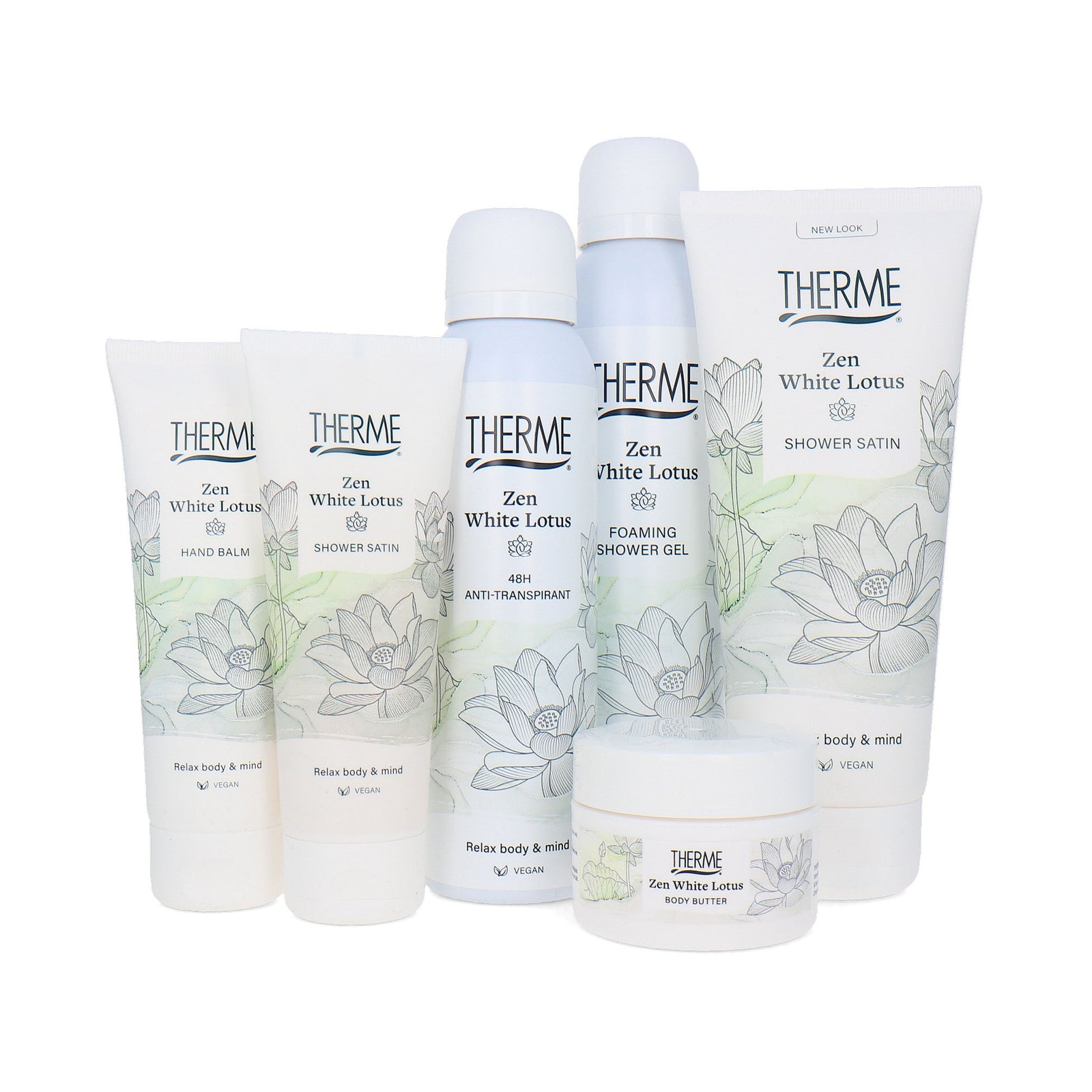 Therme Zen White Lotus 6 Pieces Set - 775 ml