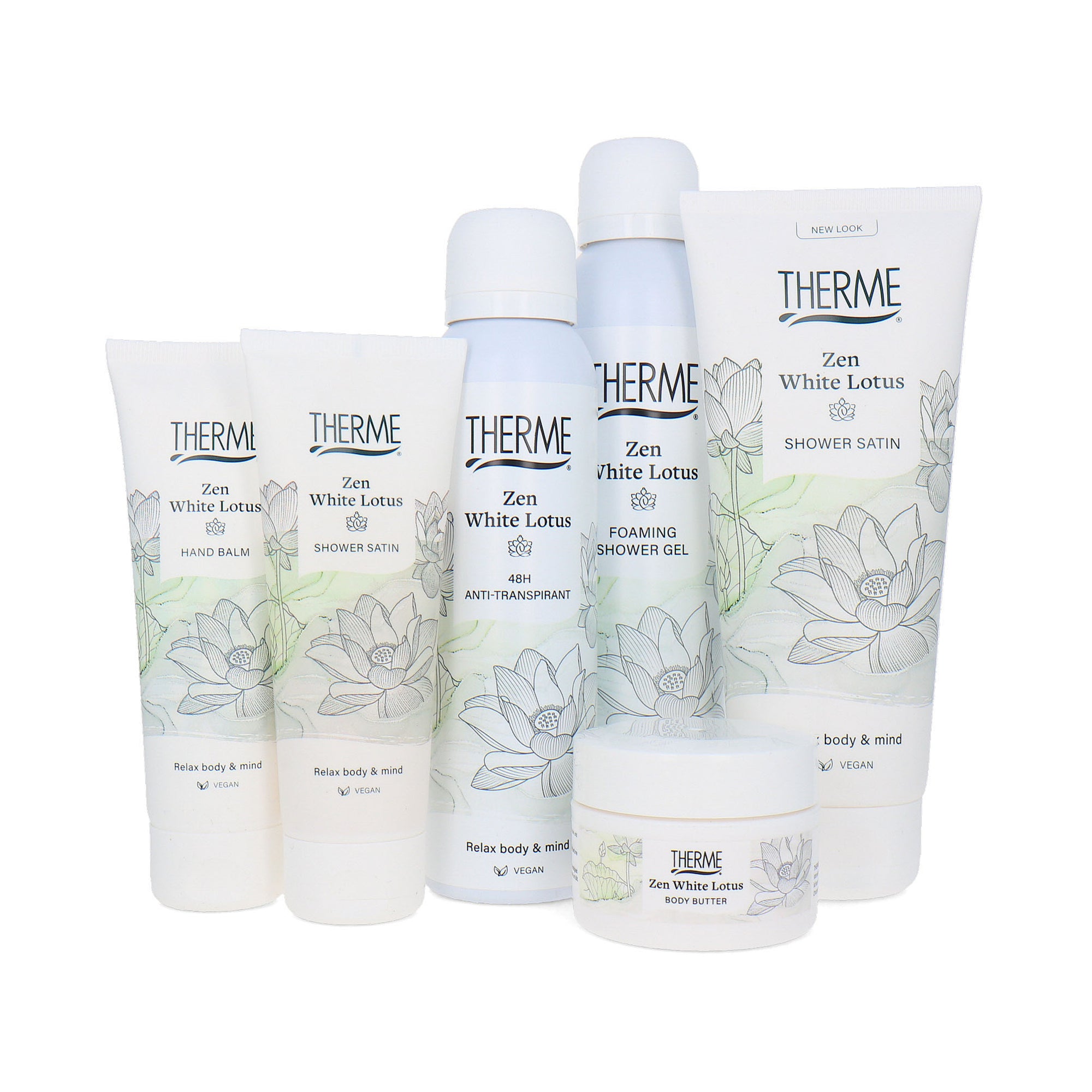 Therme Zen White Lotus 6 Pieces Set - 775 ml