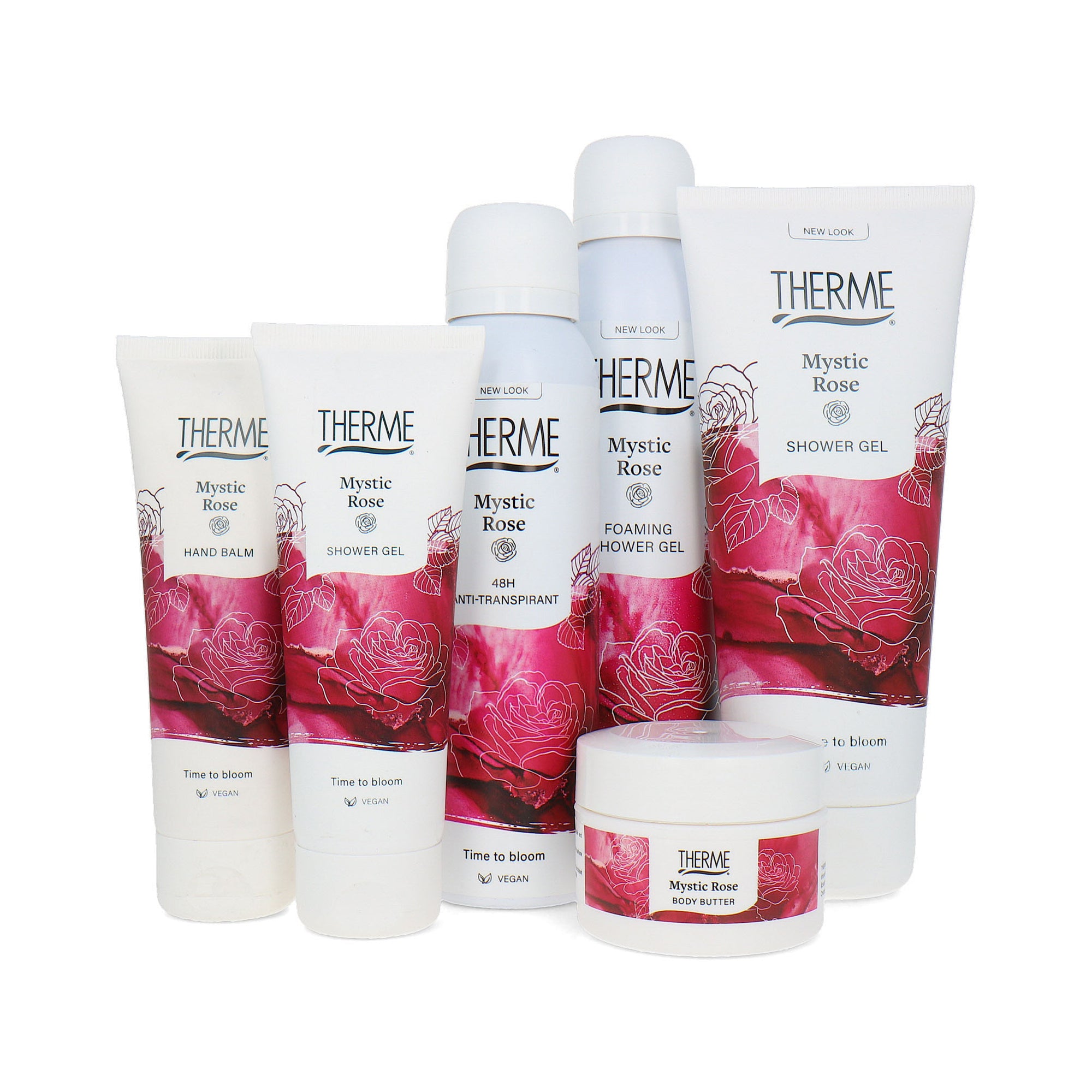 Therme Mystic Rose 6 Pieces Set - 775 ml