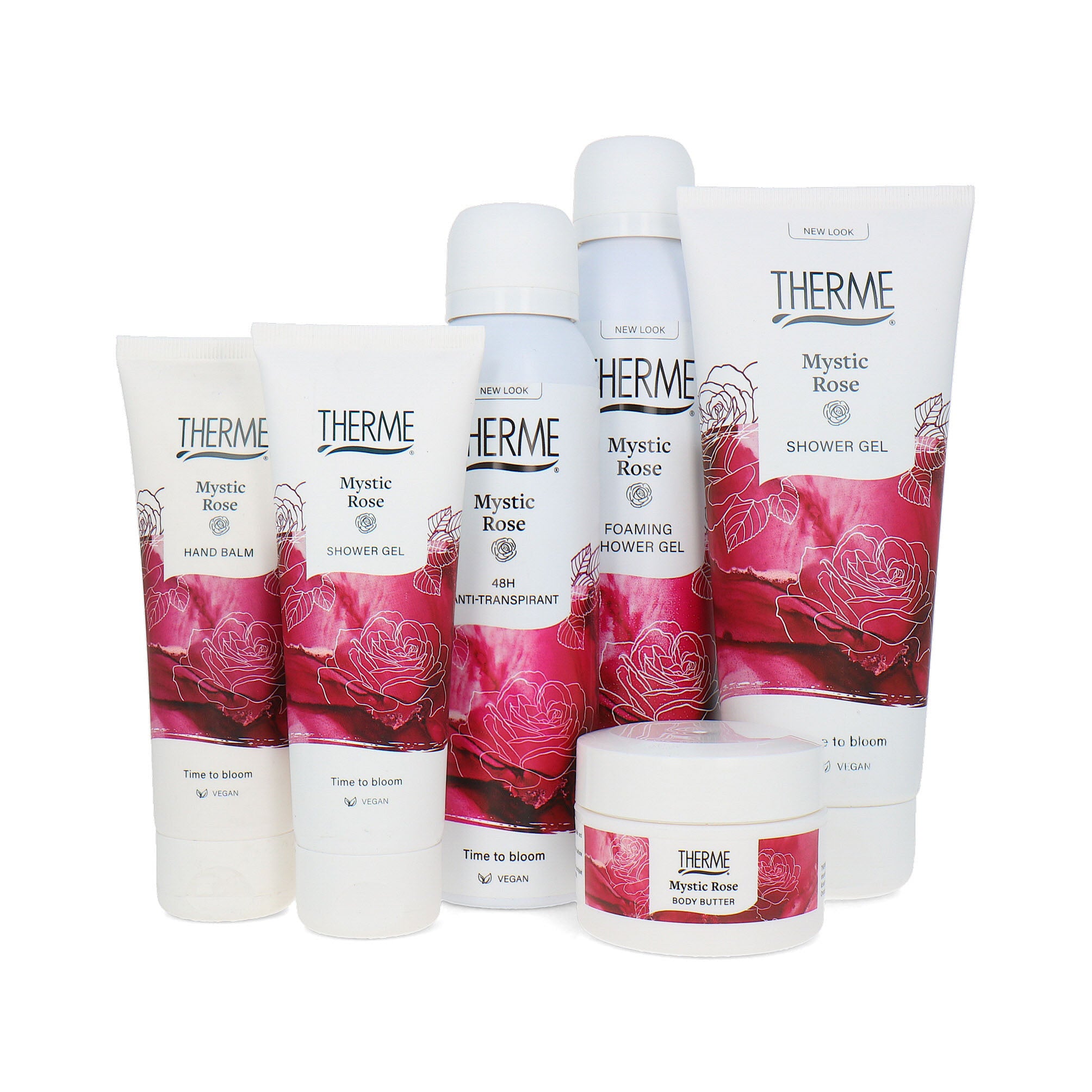 Therme Mystic Rose 6 Pieces Set - 775 ml