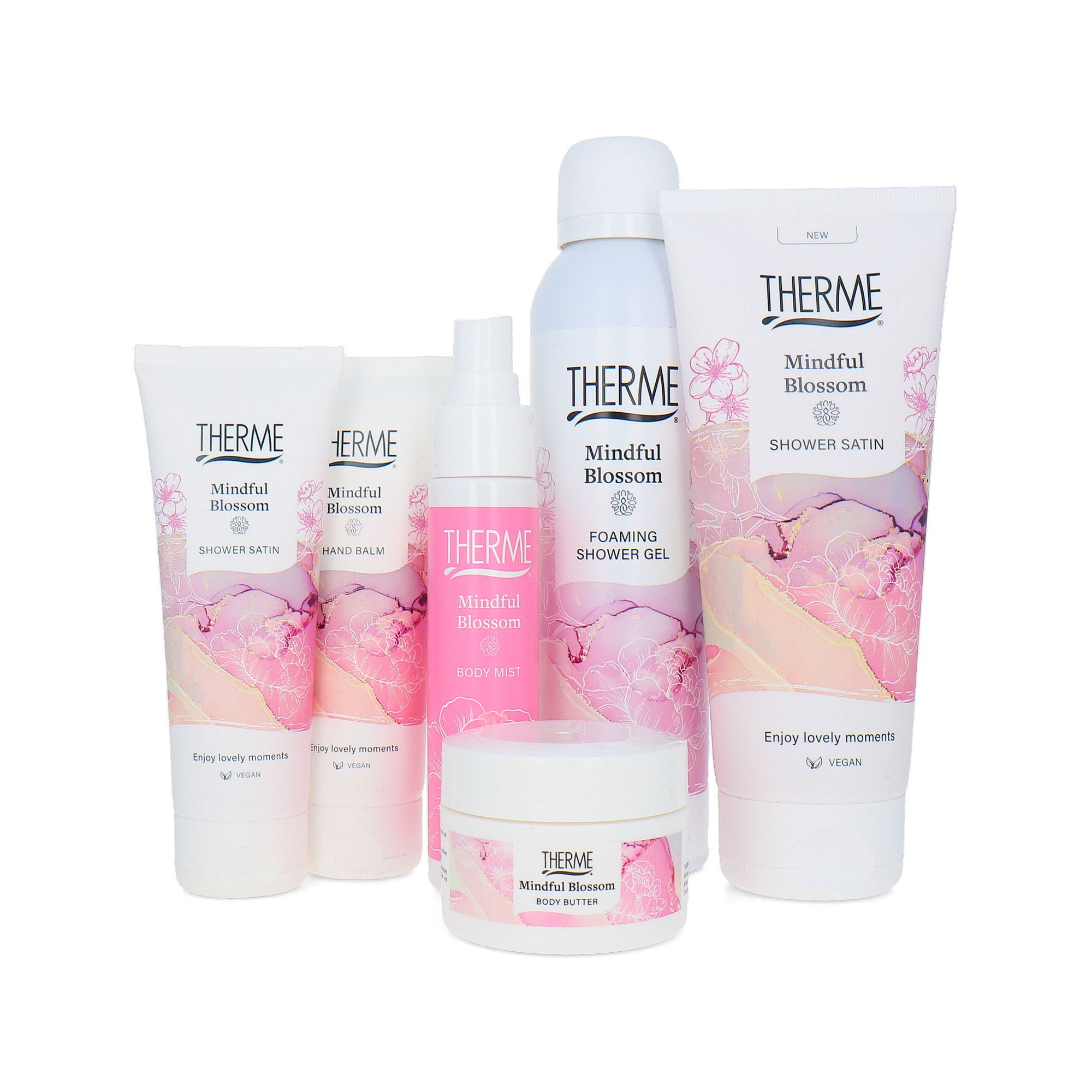 Therme Mindful Blossom 6 Pieces Set - 685 ml