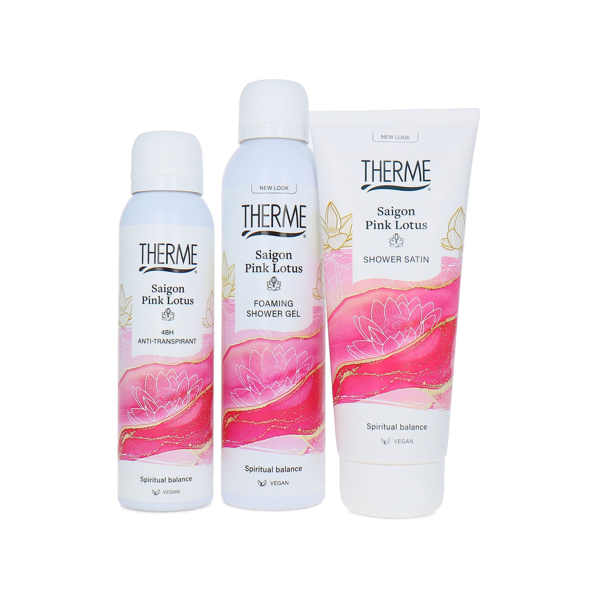 Therme Saigon Pink Lotus 3 Pieces Set - 550 ml
