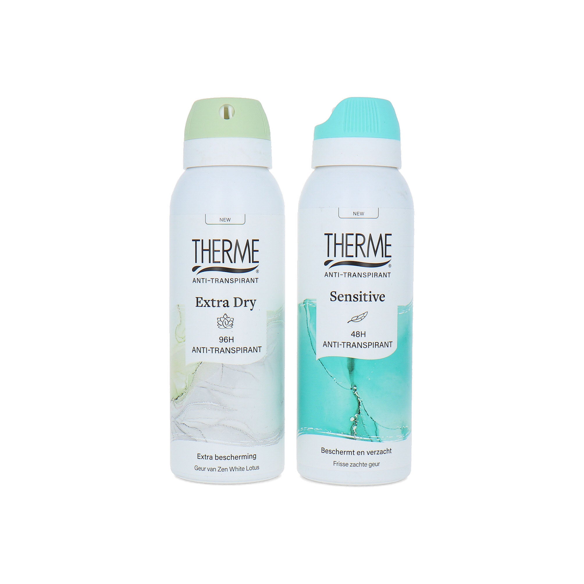 Therme Deodorant Spray Sensitive-Extra Dry - 2 x 125 ml