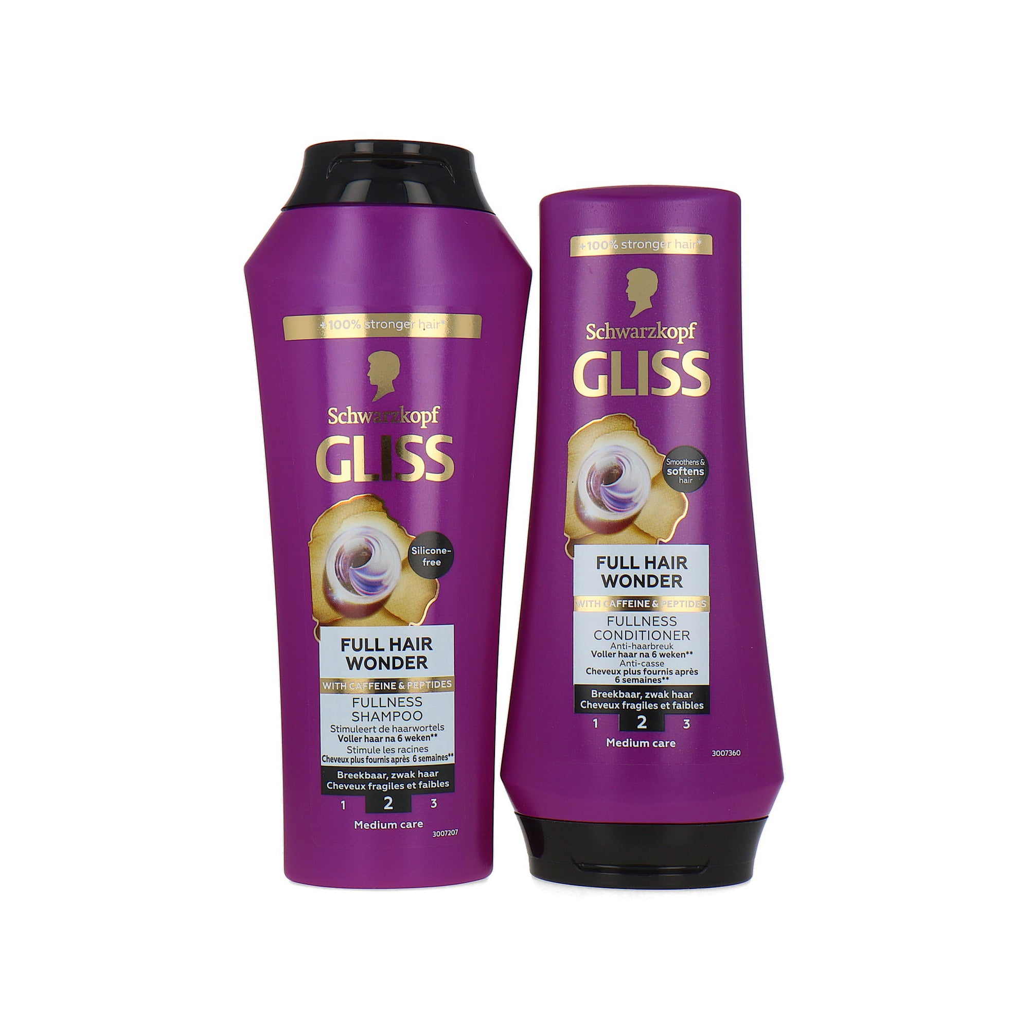 Schwarzkopf Gliss Full Hair Wonder Shampoo + Conditioner - 450 ml
