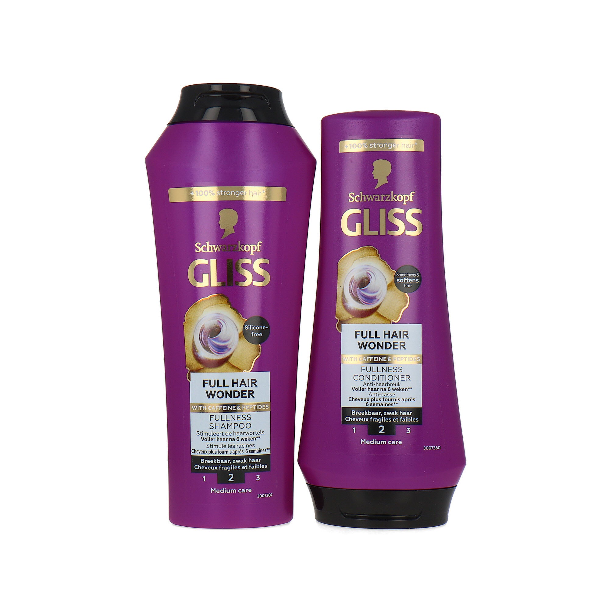 Schwarzkopf Gliss Full Hair Wonder Shampoo + Conditioner - 450 ml