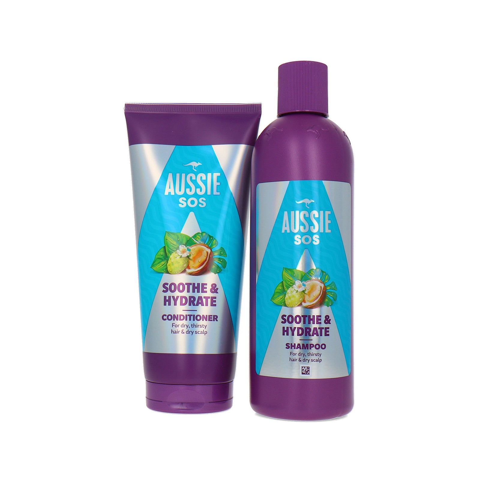 Aussie SOS Soothe & Hydrate Shampoo + Conditioner - 500 ml