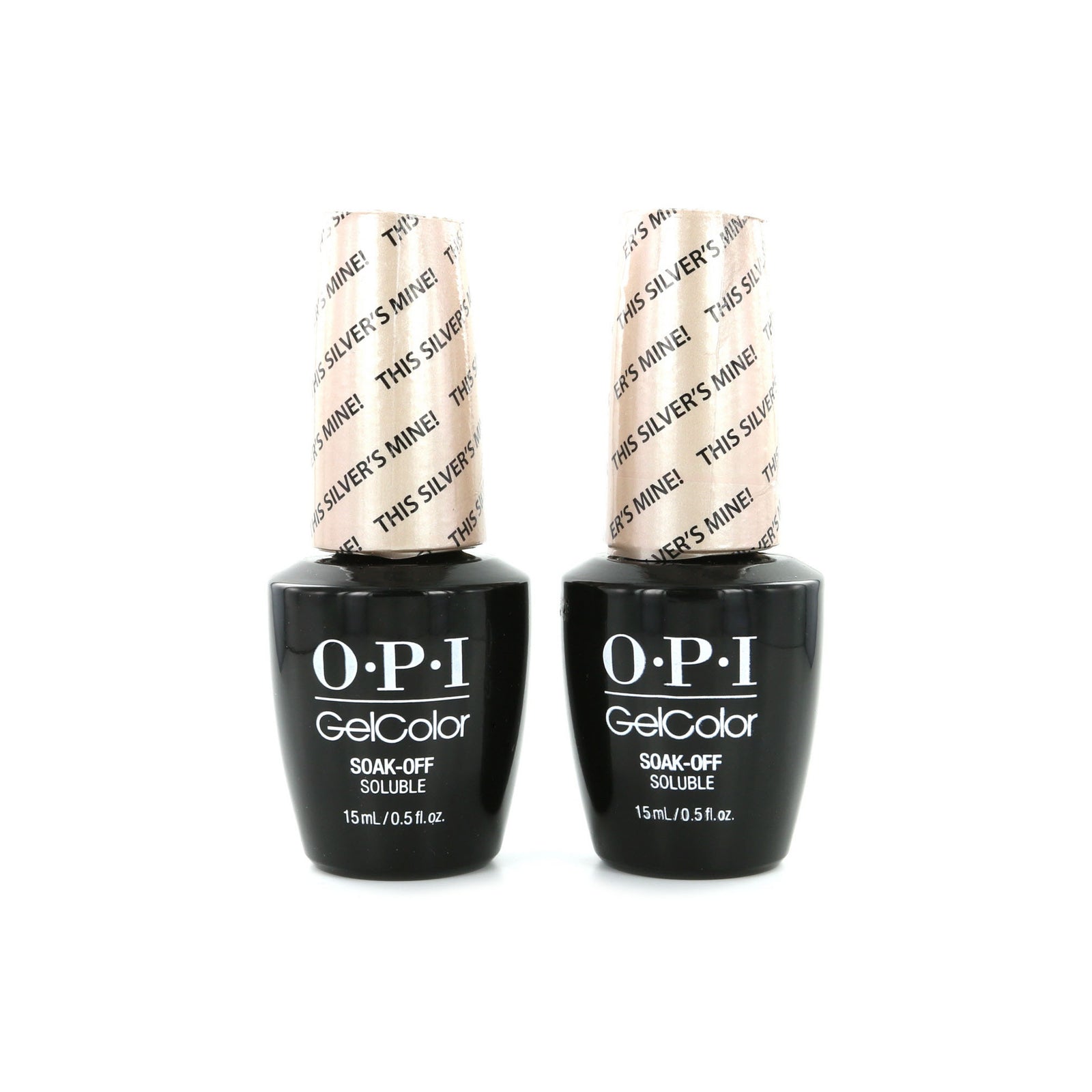 O.P.I GelColor Neon Nagellak - This Silver's Mine (2 Stuks)
