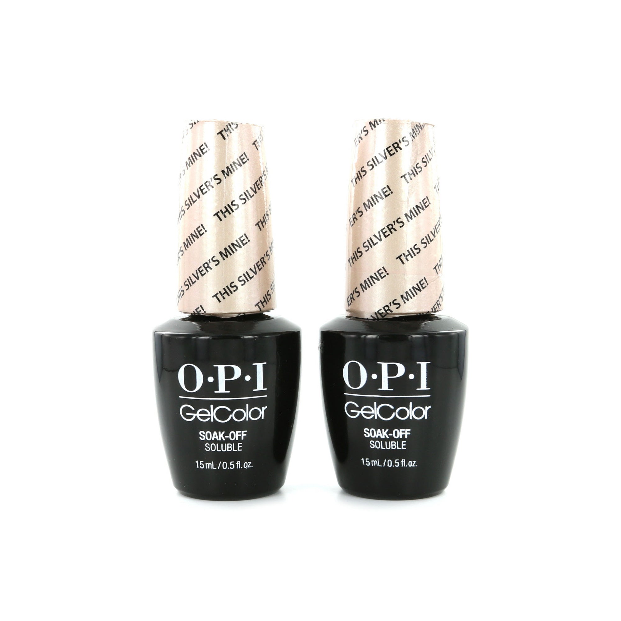 O.P.I GelColor Neon Nagellak - This Silver's Mine (2 Stuks)