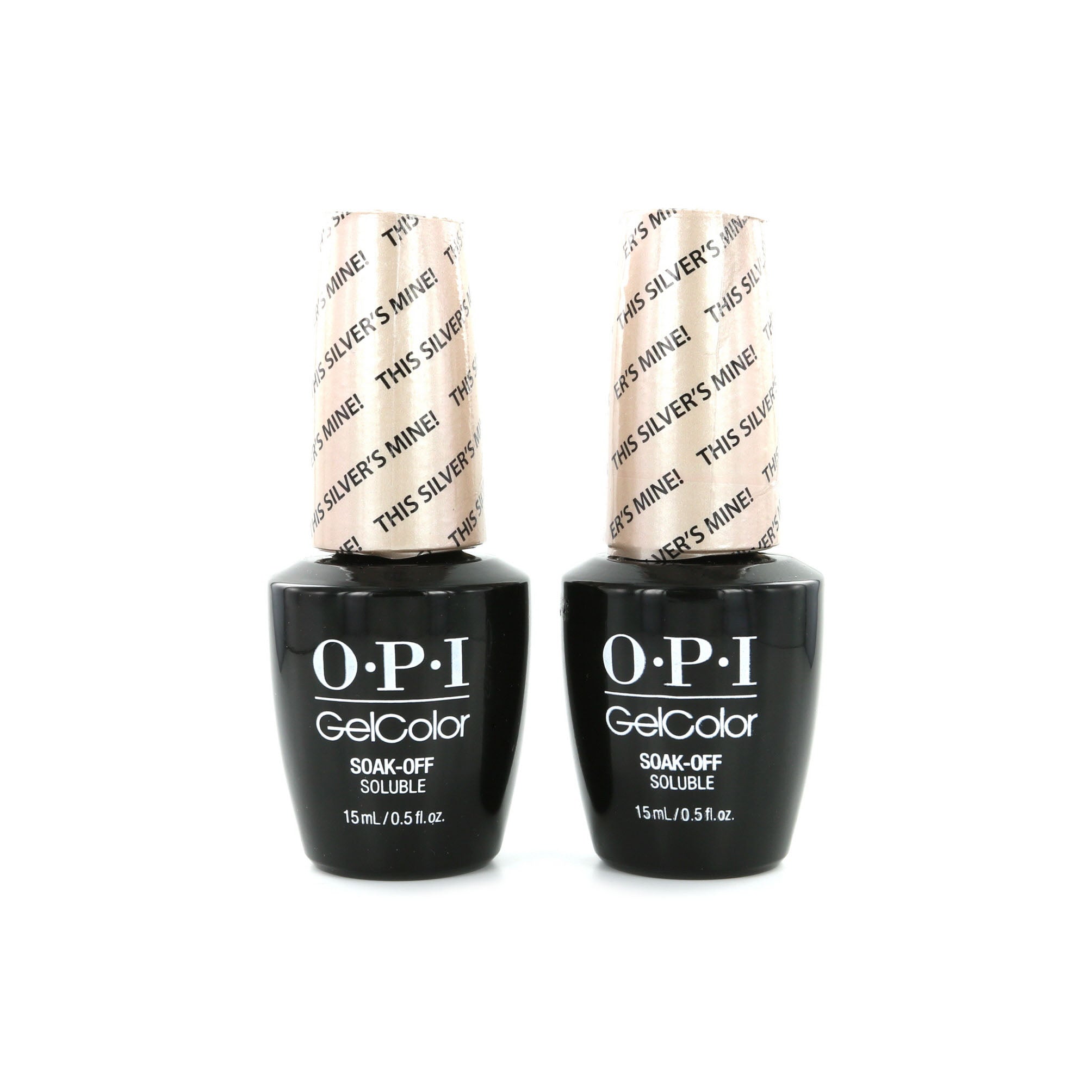 O.P.I GelColor Neon Nagellak - This Silver's Mine (2 Stuks)