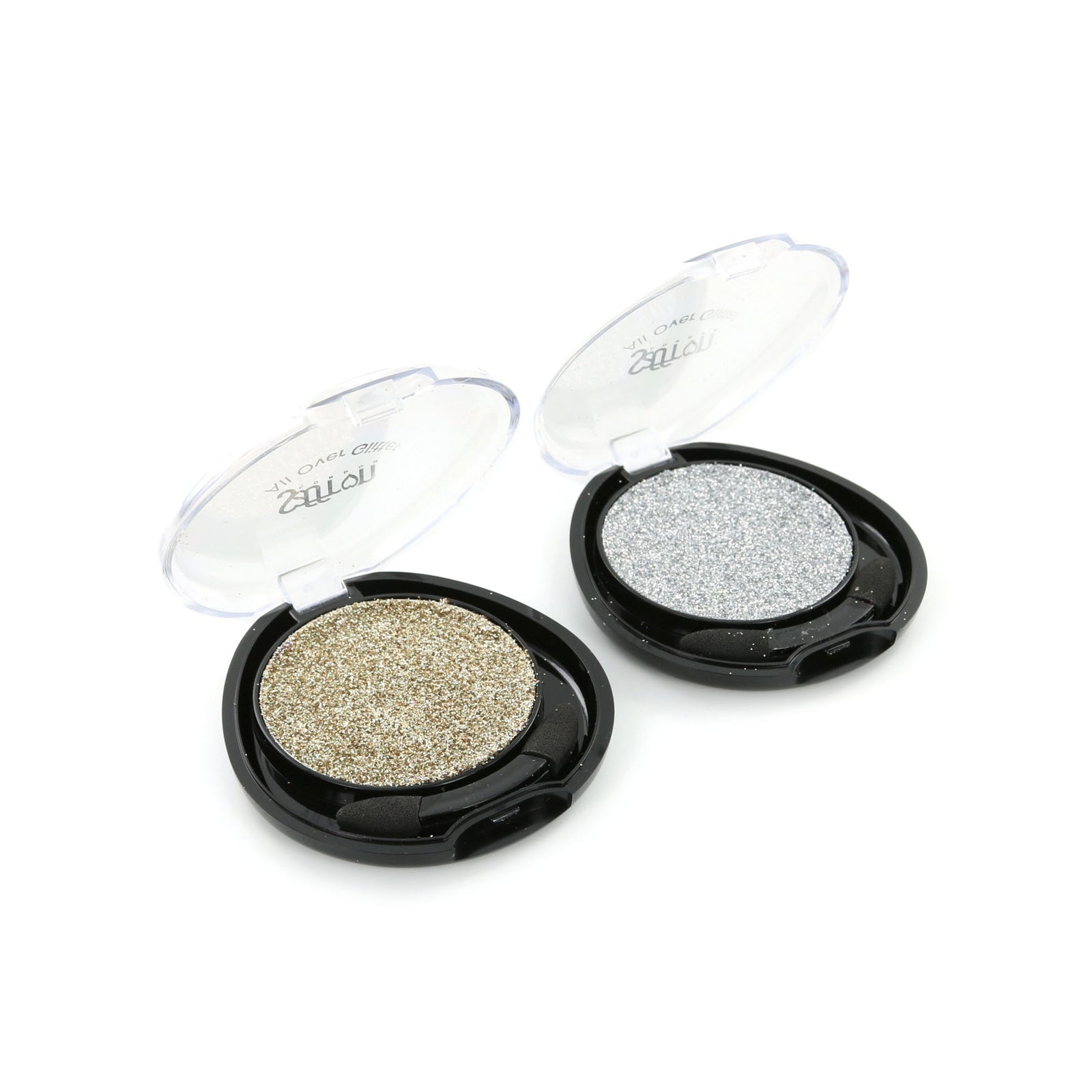 Saffron All Over Glitter Oogschaduw - Gold & Silver (2 Stuks)