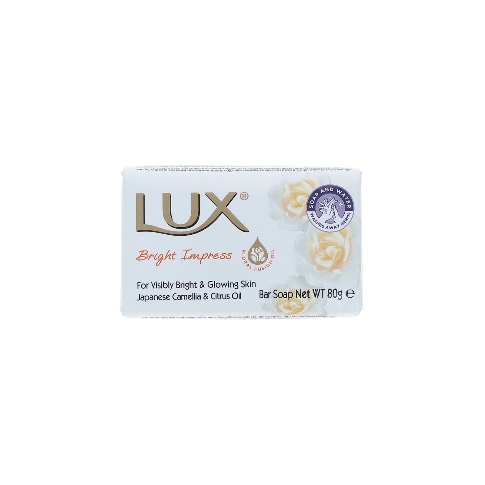 LUX Bright Impress Bar Soap - 80 gr