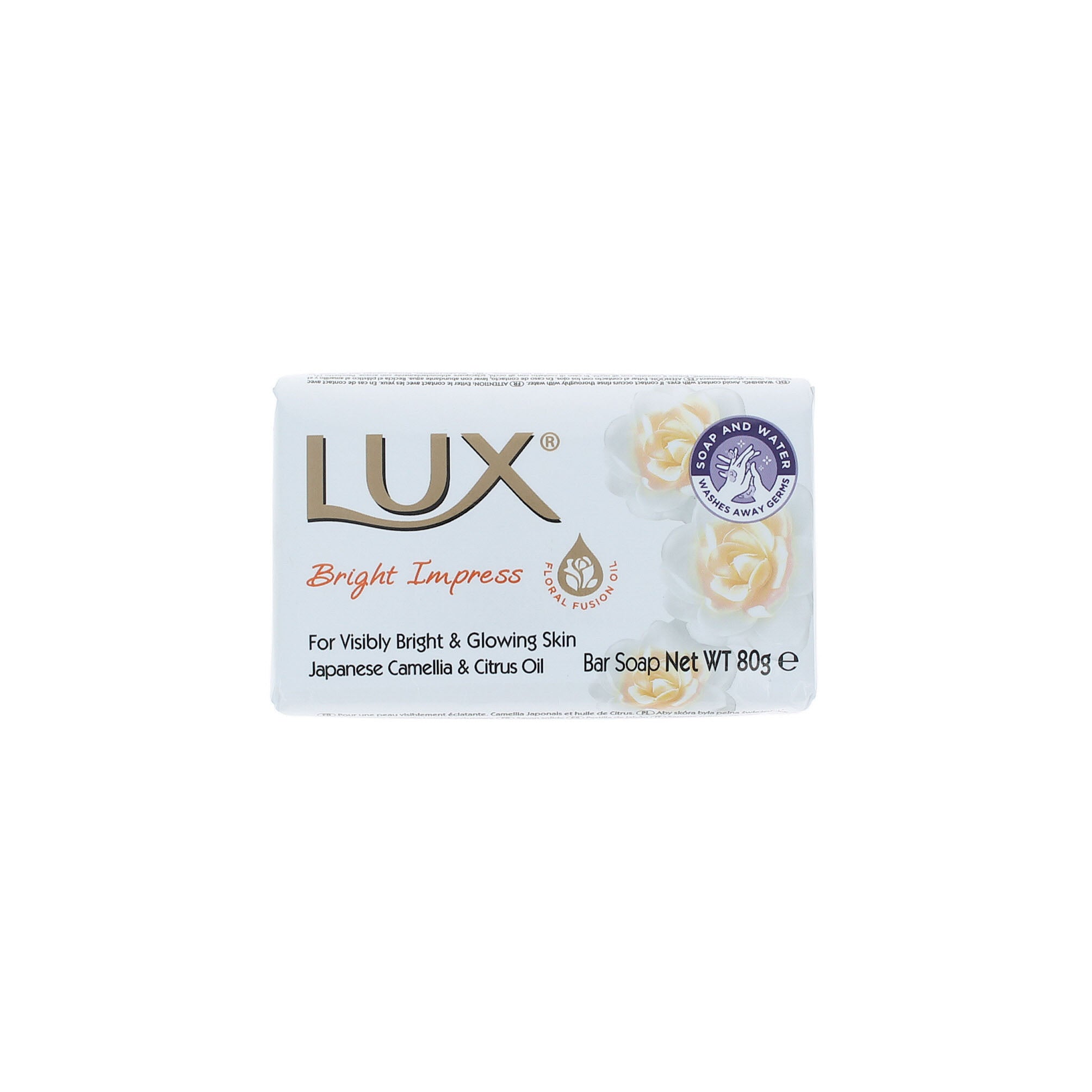 LUX Bright Impress Bar Soap - 80 gr