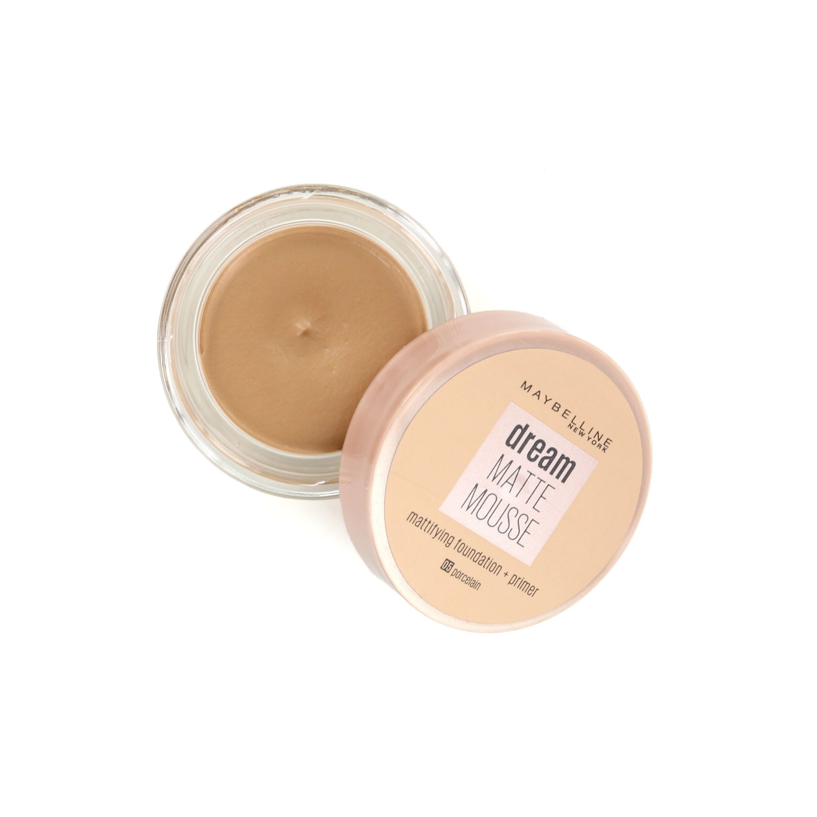 Maybelline Dream Matte Mousse Foundation + Primer - 05 Porcelain