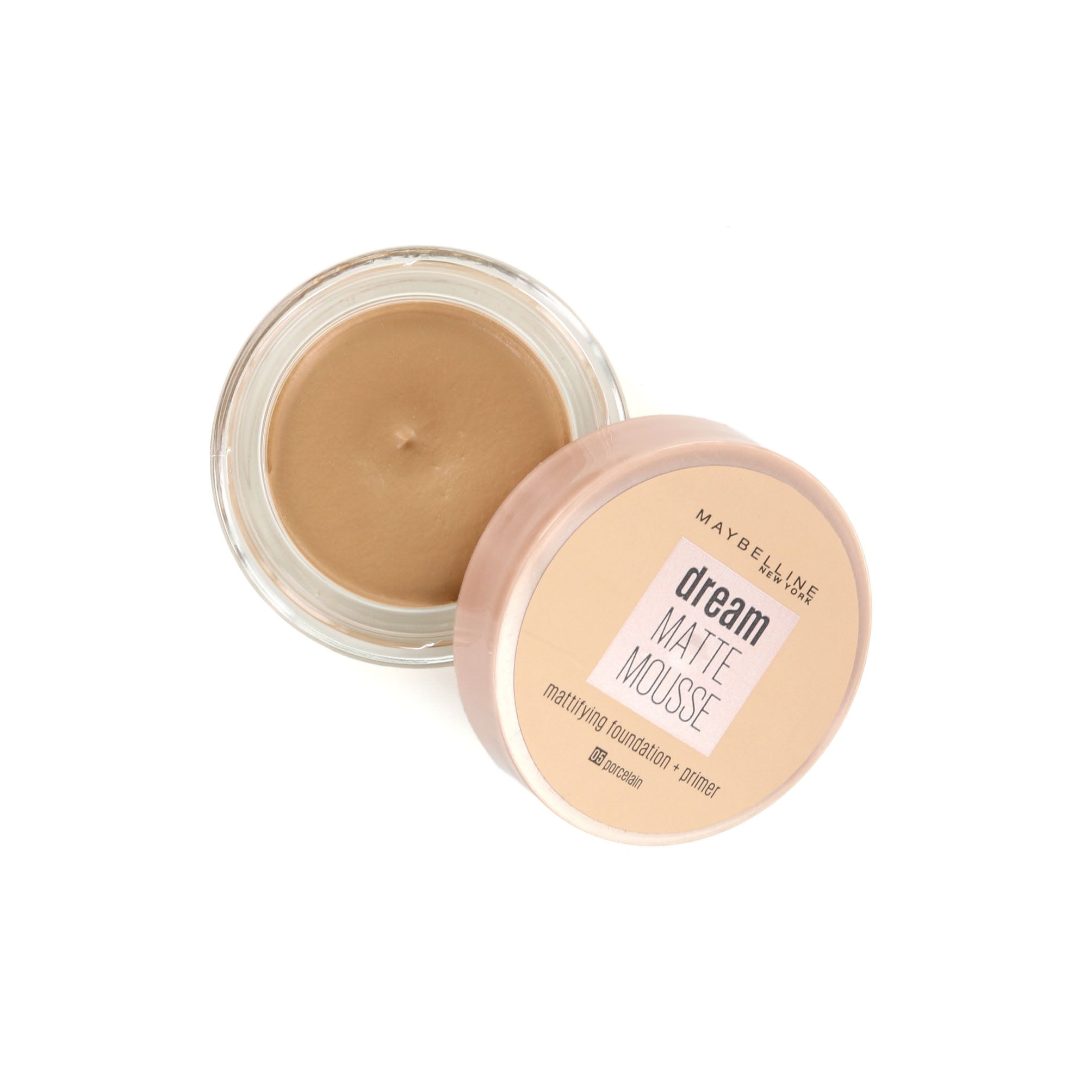 Maybelline Dream Matte Mousse Foundation + Primer - 05 Porcelain