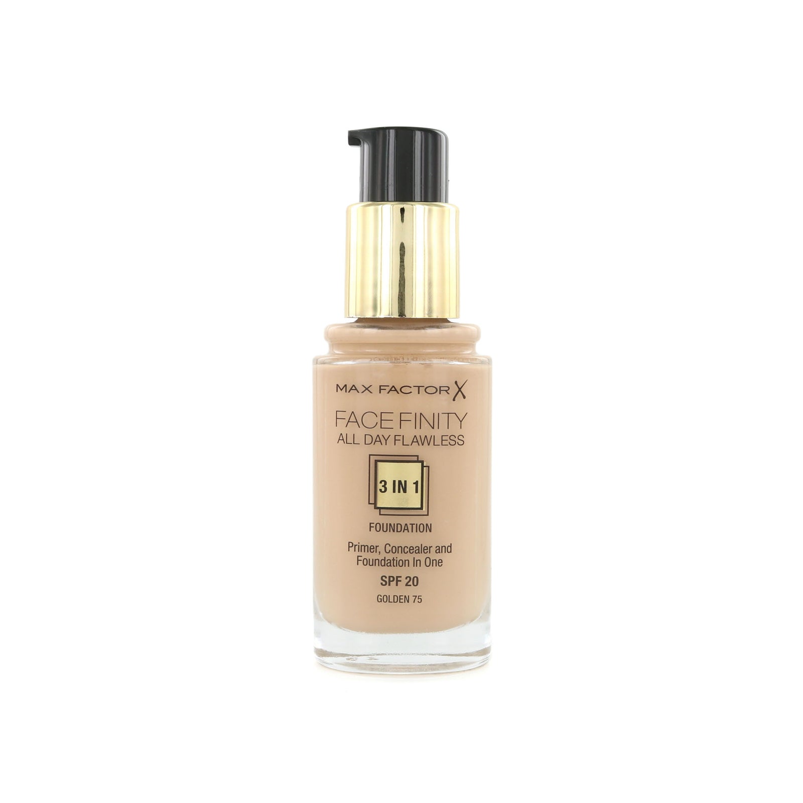 Max Factor Facefinity All Day Flawless 3-in-1 Foundation - 75 Golden