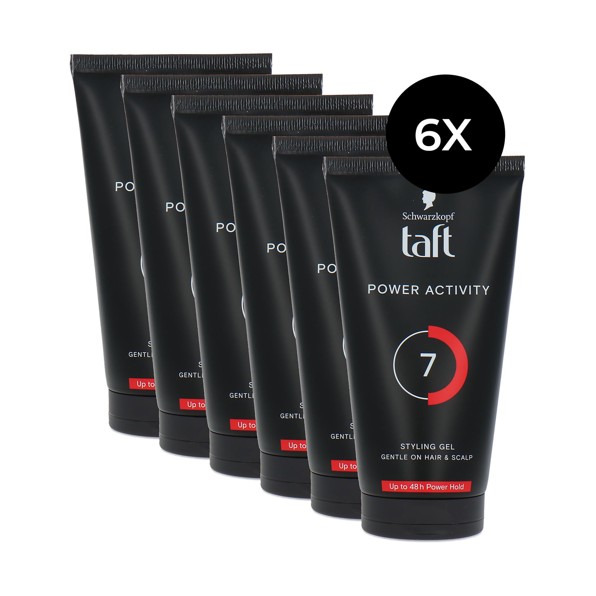 Schwarzkopf Taft Power Activity Styling Gel 7 - 6 x 150 ml