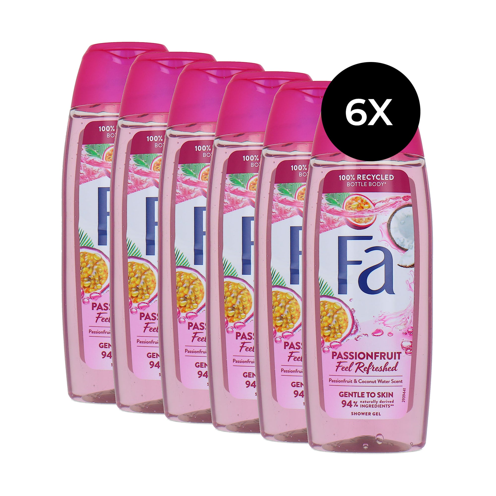 Fa Passionfruit Shower Gel - 6 x 250 ml
