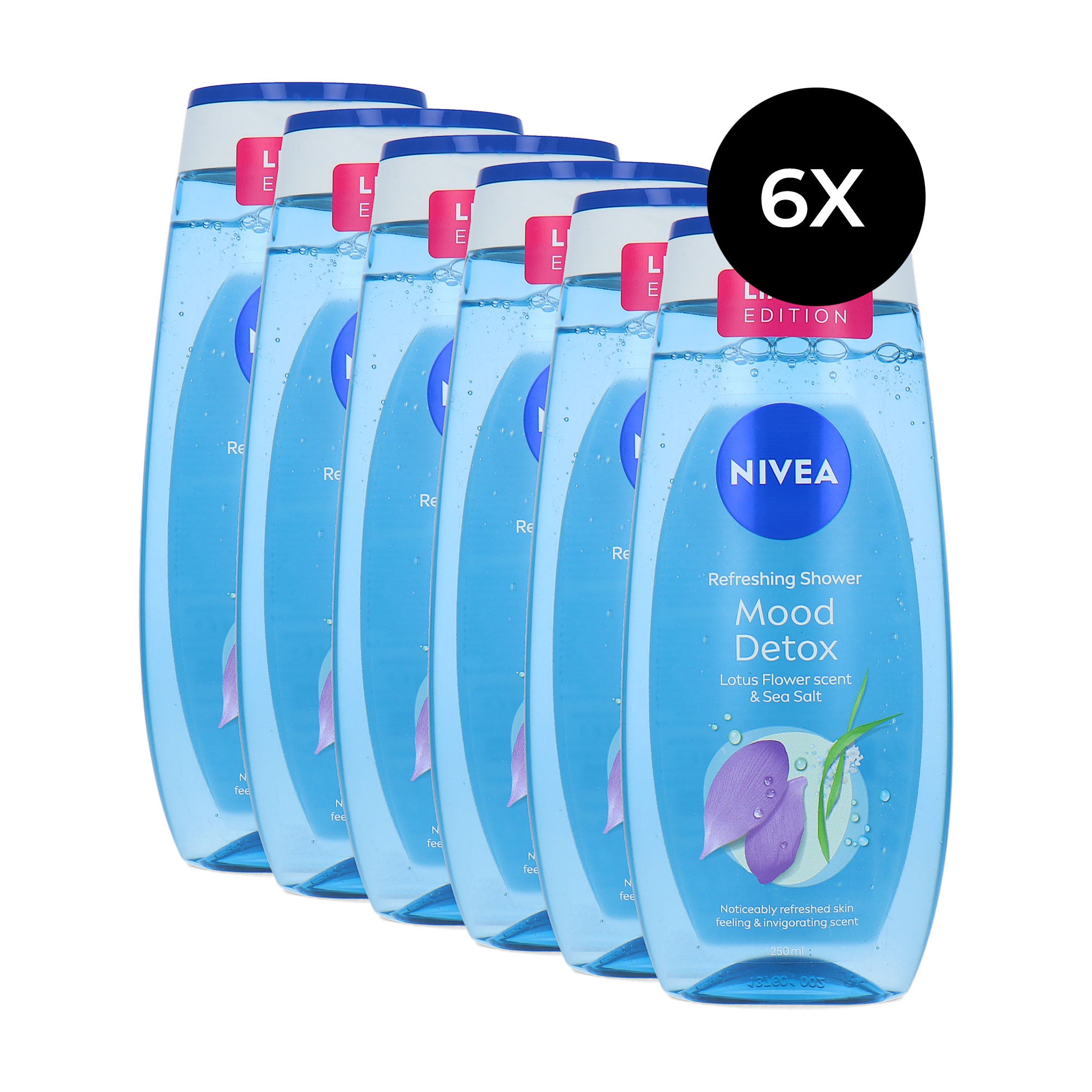 Nivea Mood Detox Douchegel - 6 x 250 ml