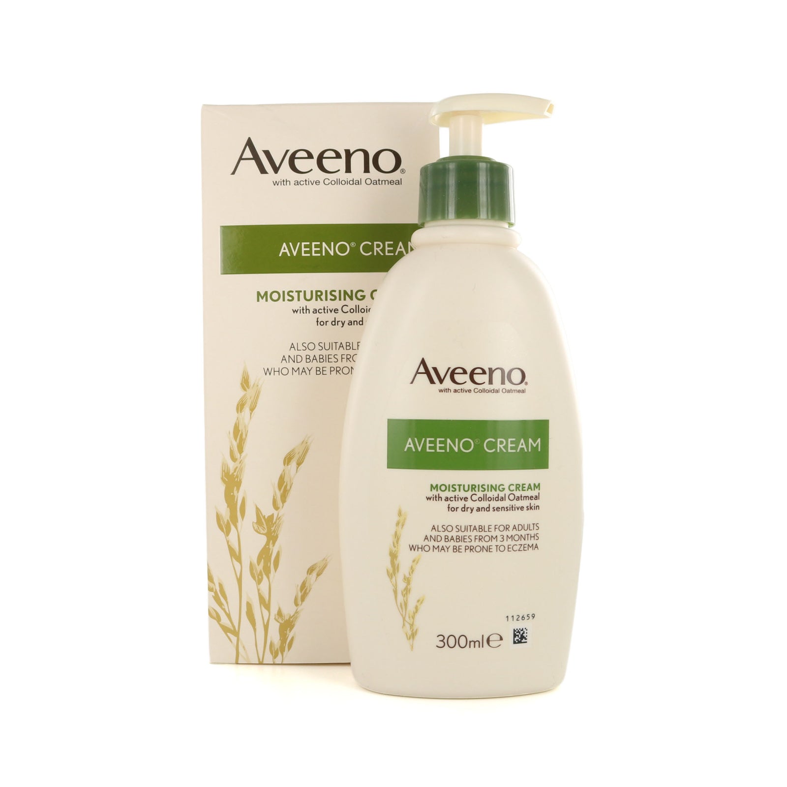 Aveeno Moisturizing Cream - 300 ml (voor droge en gevoelige Huid)