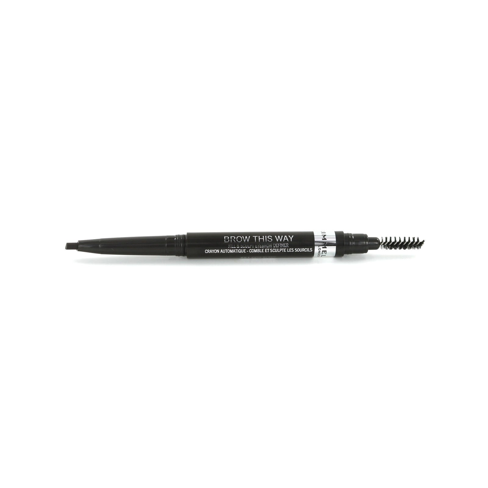 Rimmel Brow This Way Fill & Sculpt Wenkbrauwpotlood - 004 Soft Black