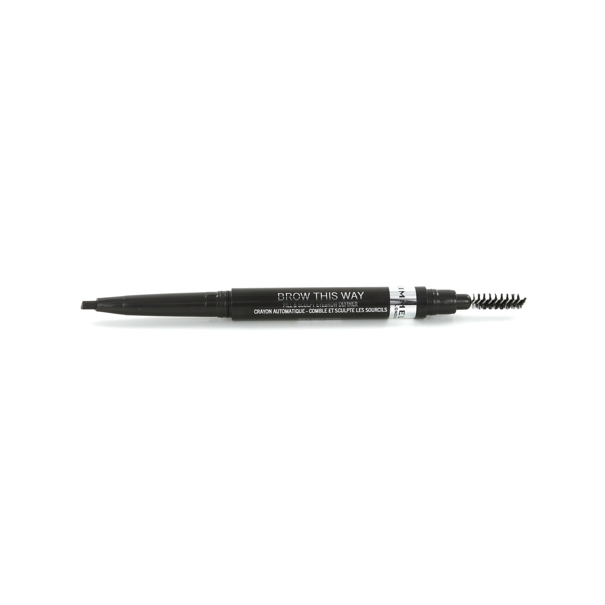 Rimmel Brow This Way Fill & Sculpt Wenkbrauwpotlood - 004 Soft Black