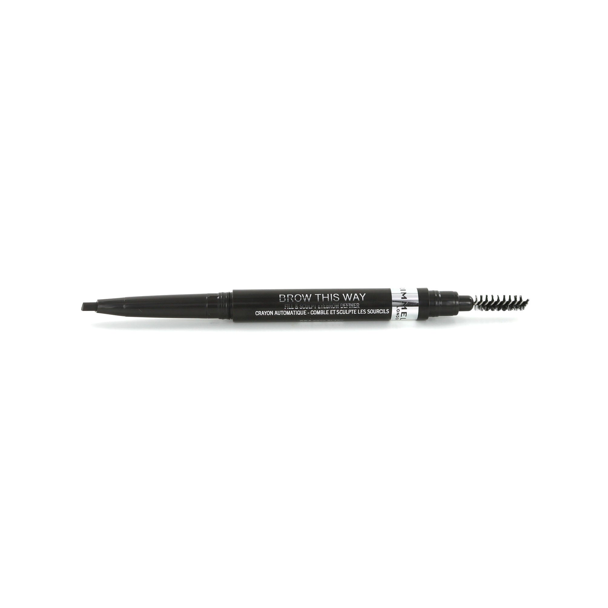Rimmel Brow This Way Fill & Sculpt Wenkbrauwpotlood - 004 Soft Black