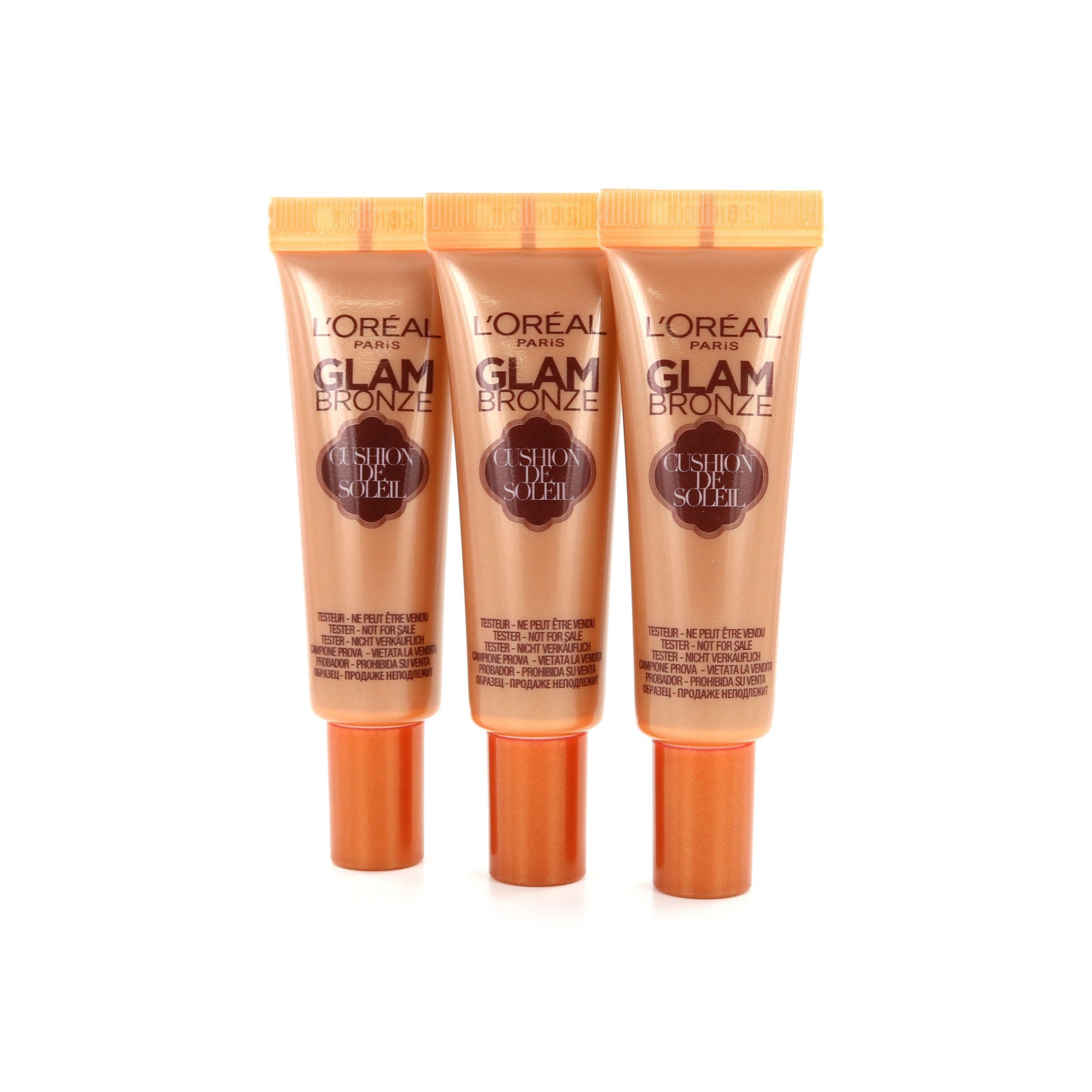 L'Oréal Glam Bronze Cushion de Soleil Bronzer (Testers 3 x 8 gr)