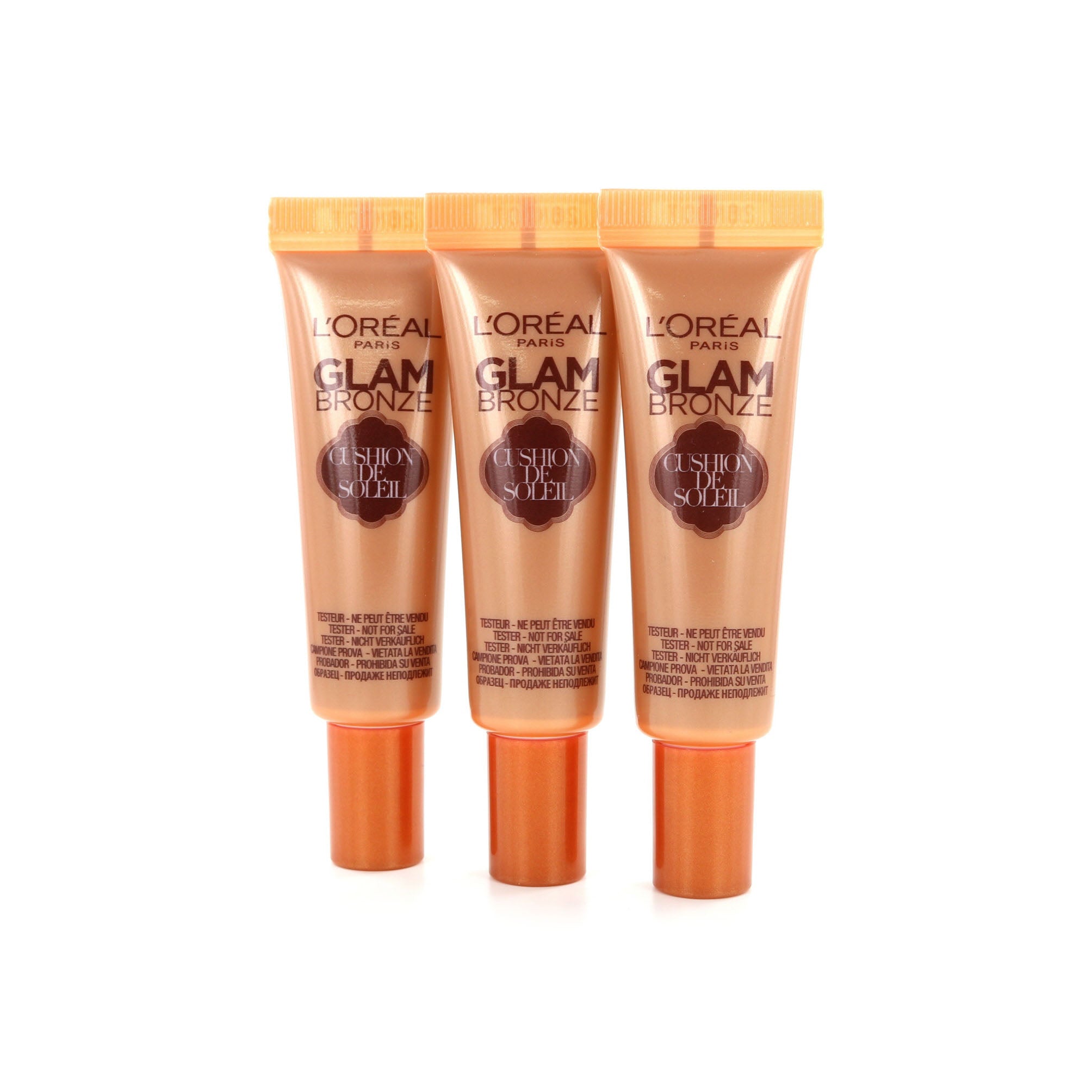L'Oréal Glam Bronze Cushion de Soleil Bronzer (Testers 3 x 8 gr)