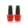 O.P.I Nagellak - A Red-Vival City (2 Stuks)