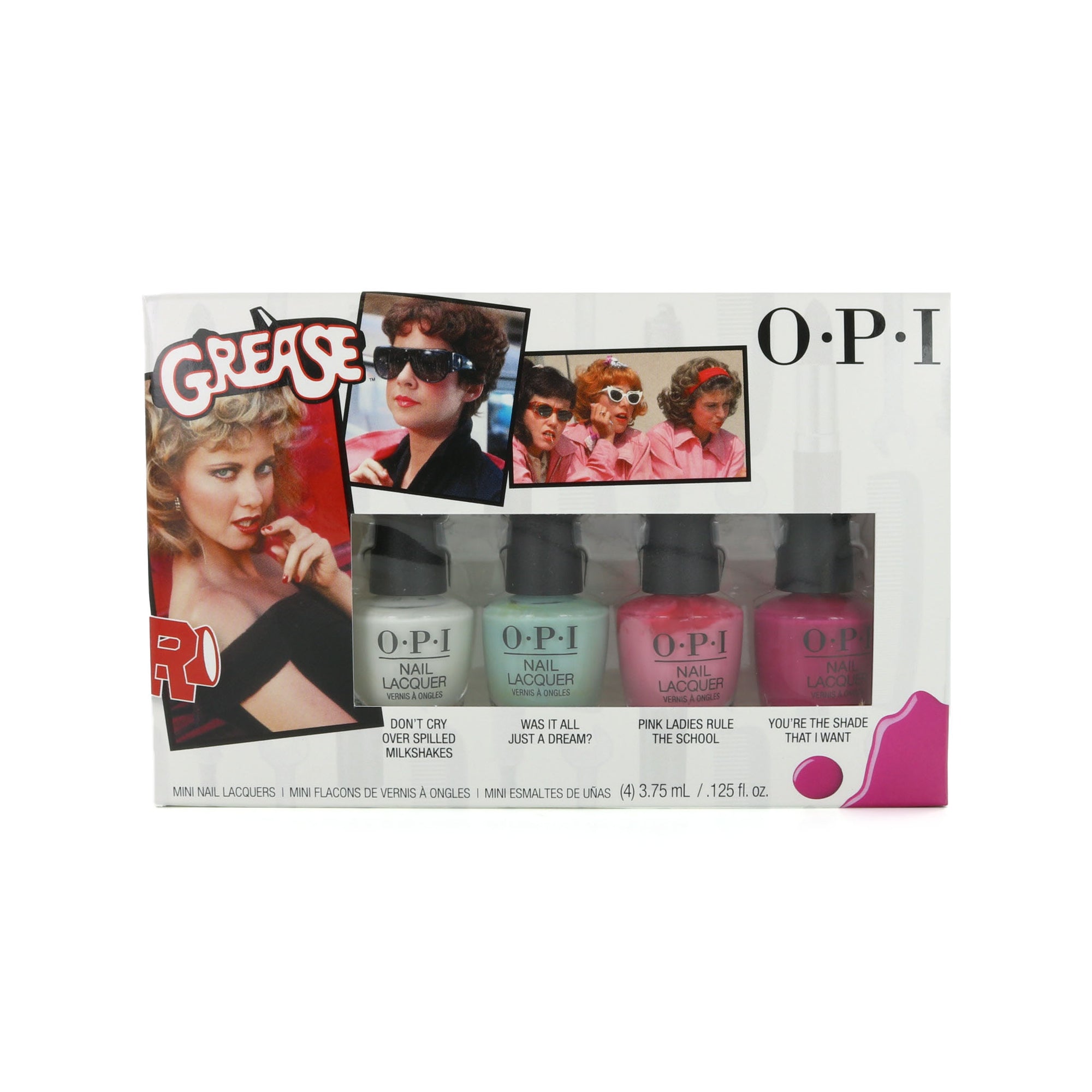 O.P.I Set Mini Nagellak - Grease (4 x 3,75 ml)