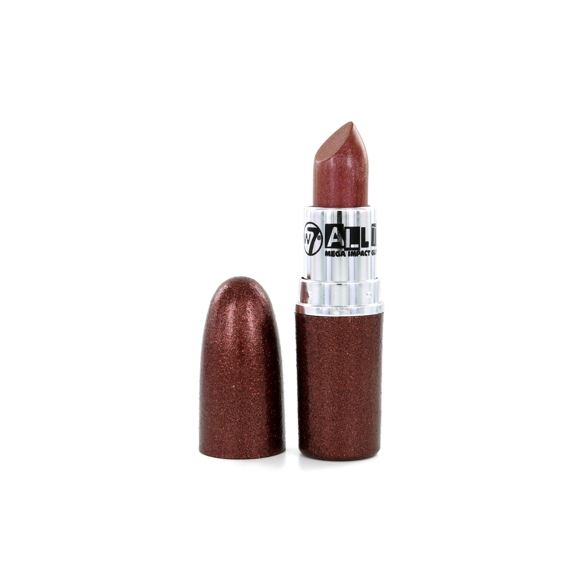 W7 All That Mega Impact Glitter Lipstick - Psyche