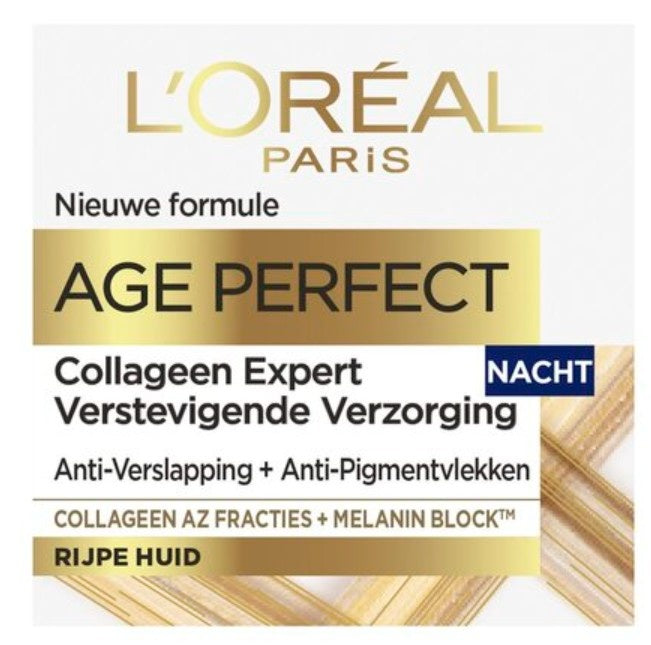 L'Oréal Age Perfect Collageen Expert Verstevigende Nachtcrème - 50 ml